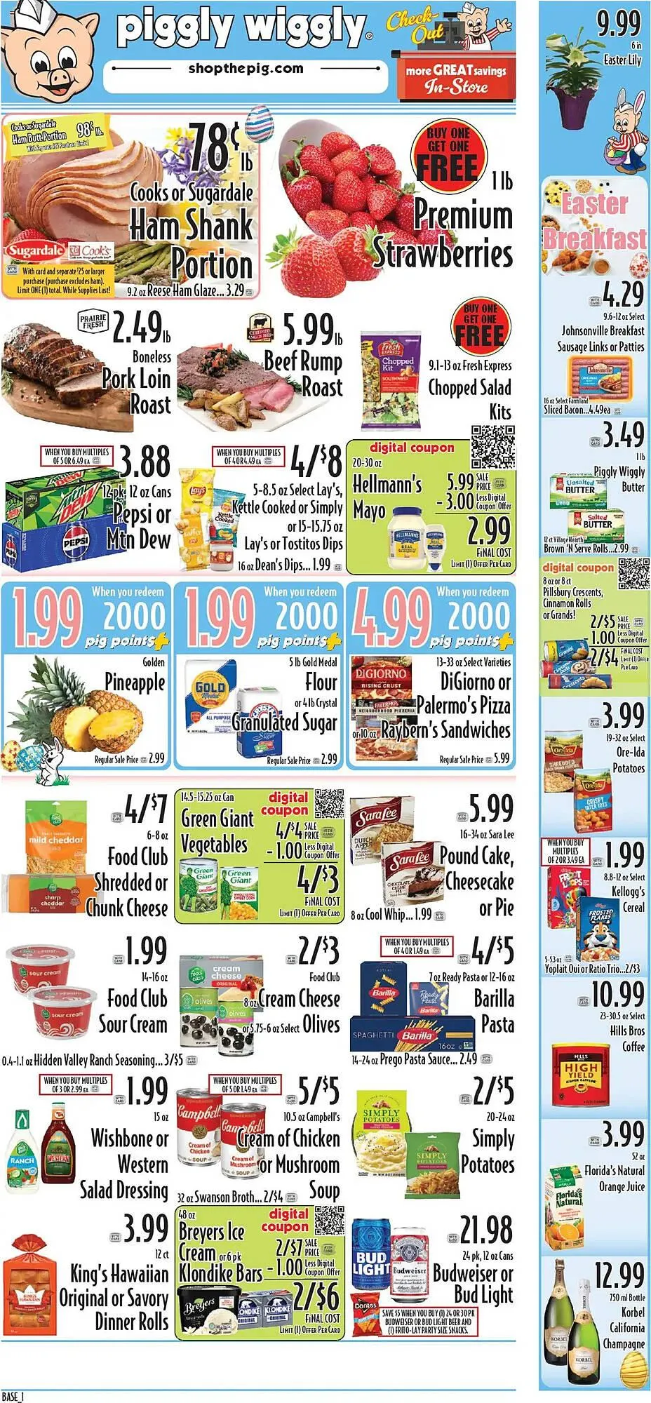 Catálogo de Piggly Wiggly Weekly Ad 16 de abril al 22 de abril 2025 - Página 1