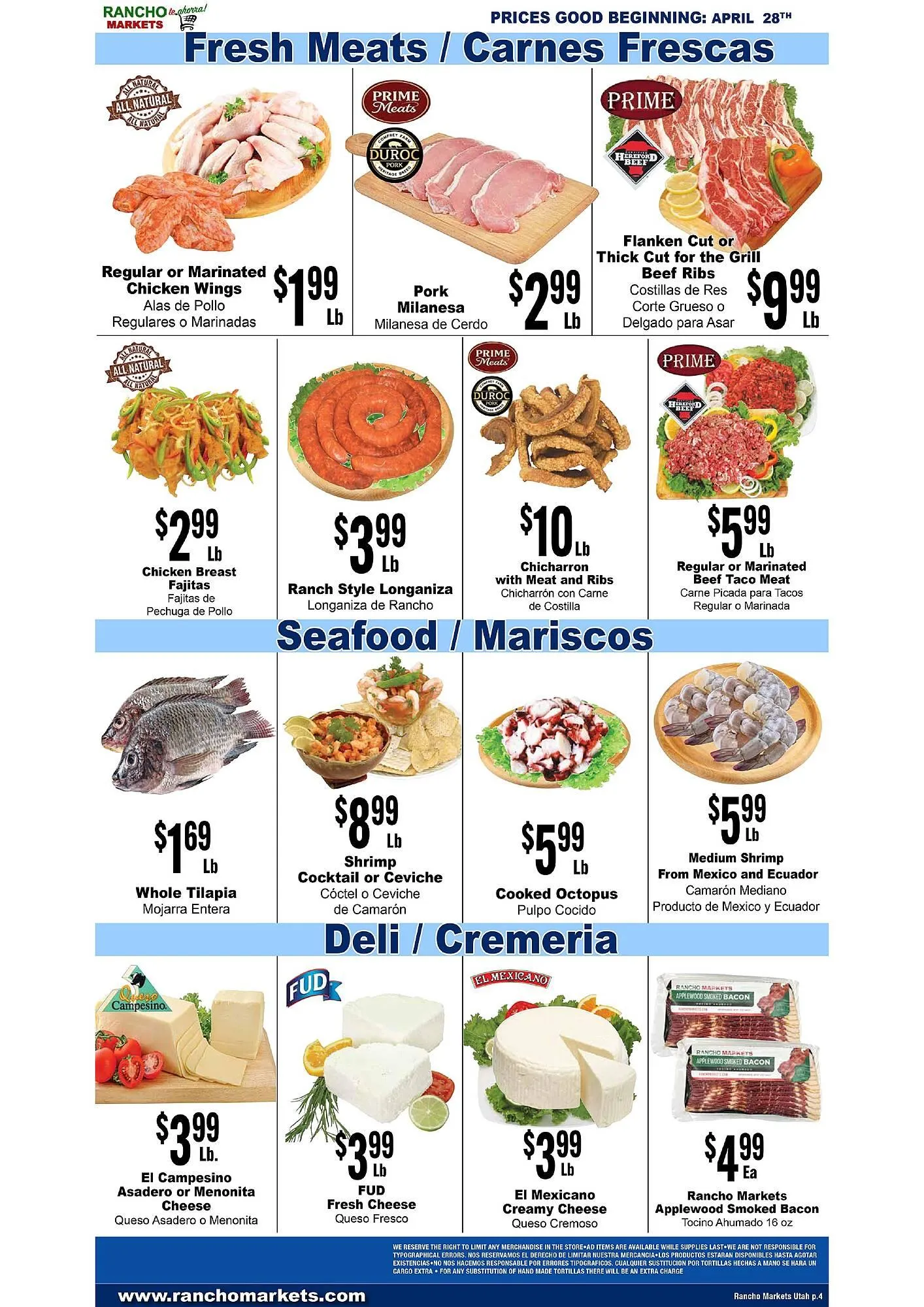 Weekly ad Rancho Markets weekly ad from April 28 to May 4 2026 - Page 4