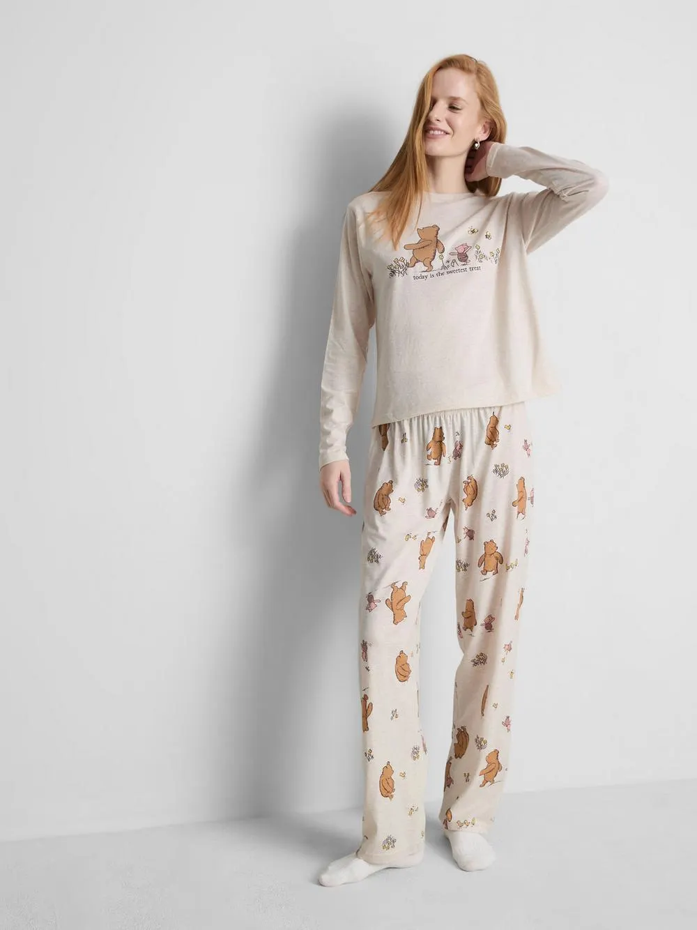 Disney’s Winnie The Pooh Cotton Blend Pajamas