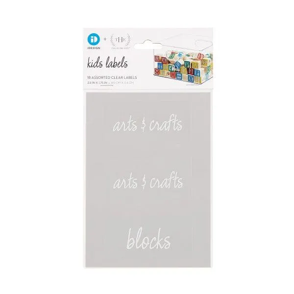 The Home Edit by iDesign Kids' Labels Pack of 18