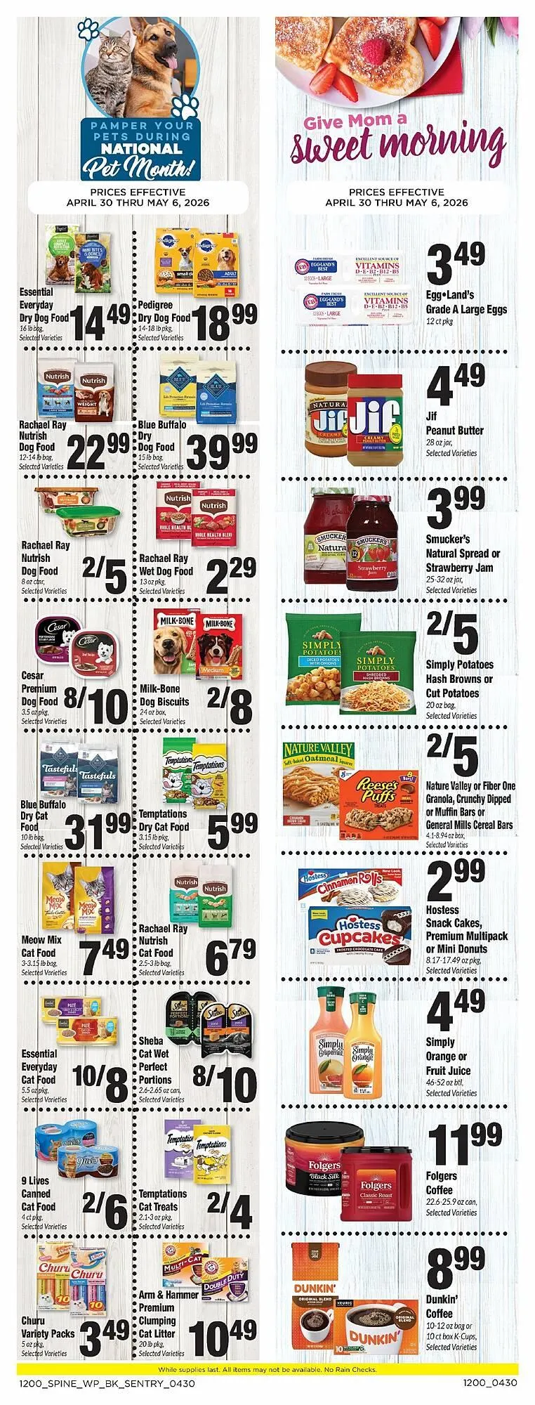 Weekly promotion Sentry weekly ad spanning from April 30 to May 6 2026 - Page 6 for Catalogue 365