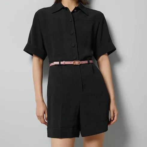 Thin belt with Round Interlocking G