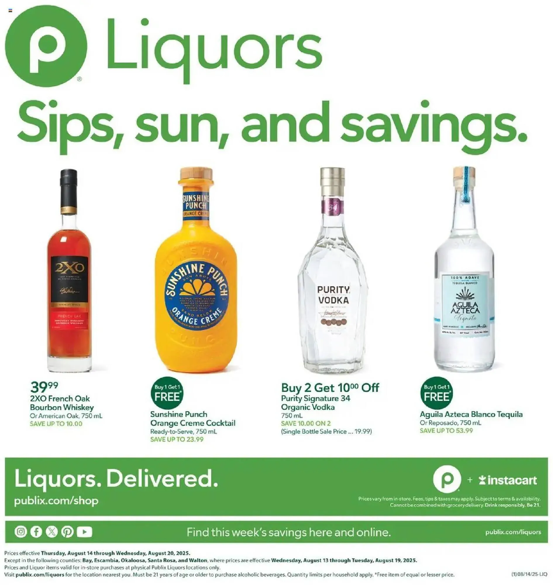 Weekly ad Publix Weekly Ad from August 14 to August 20 2025 - Page 1