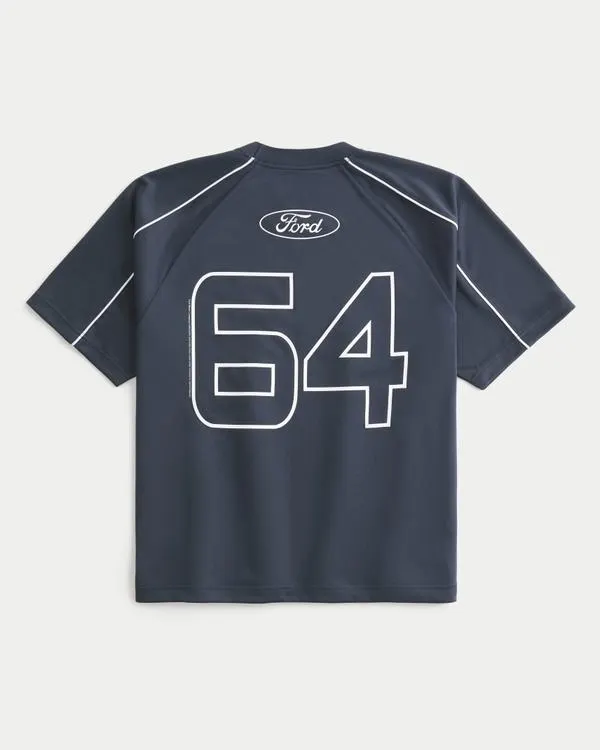 Boxy Ford Mustang Graphic Soccer Jersey