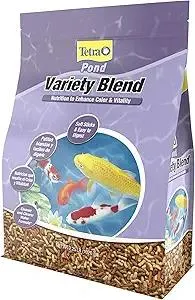 TetraPond Variety Blend, Pond Fish Food, for Goldfish and Koi Yellow 2.25 Pound (Pack of 1)
