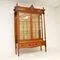 Victorian Satinwood Display Cabinet, 1880s