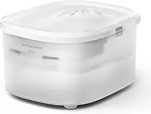 Homerunpet Tritan Pet Water Fountain - Dishwasher Safe, Ultra-Quiet, Automatic Filtered Cat & Dog Dispenser, 2.5L