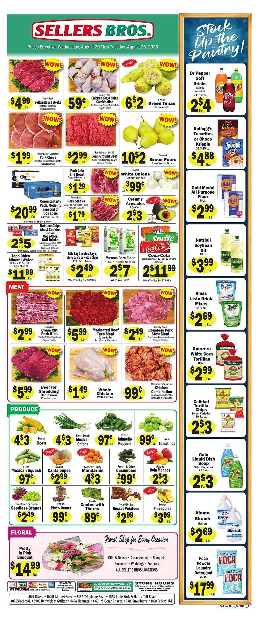 Sellers Bros Weekly Ad - 1