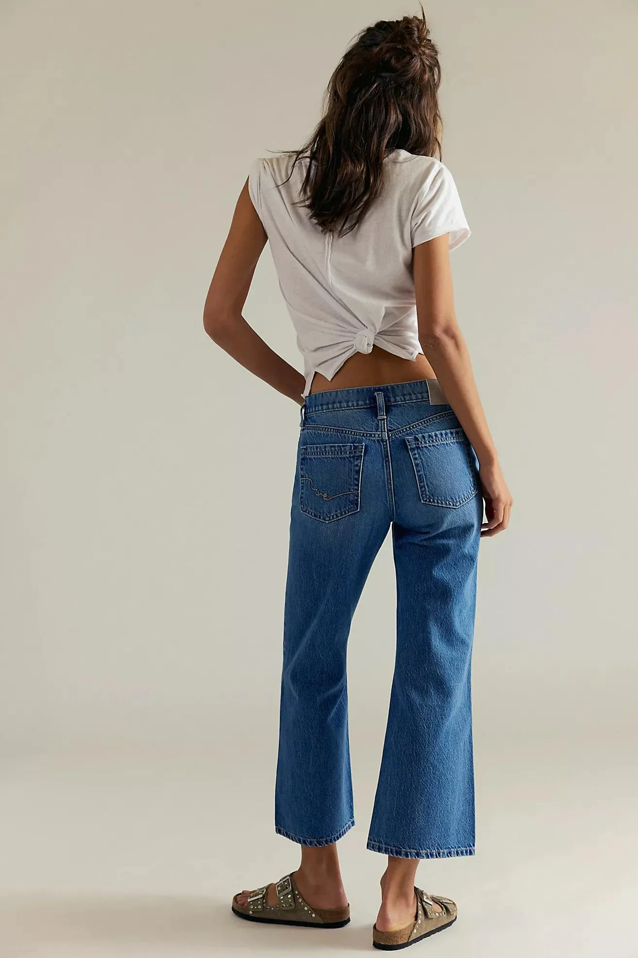 We The Free Sunny Afternoon Ankle Flare Jeans