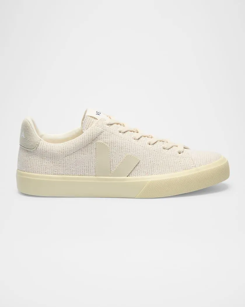 Campo Jute Raffia Low-Top Sneakers