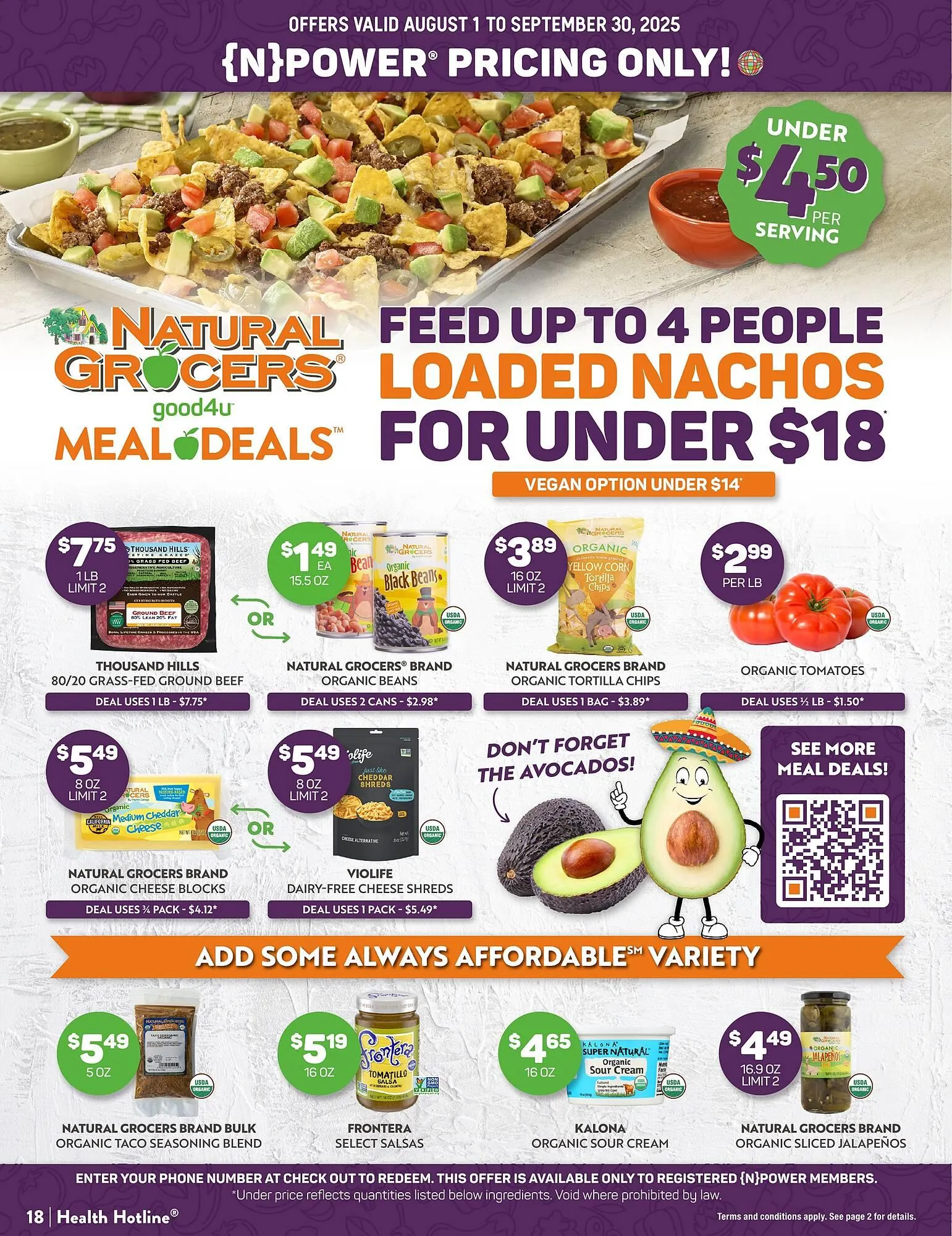Weekly ad Natural Grocers ad from August 8 to September 6 2025 - Page 18