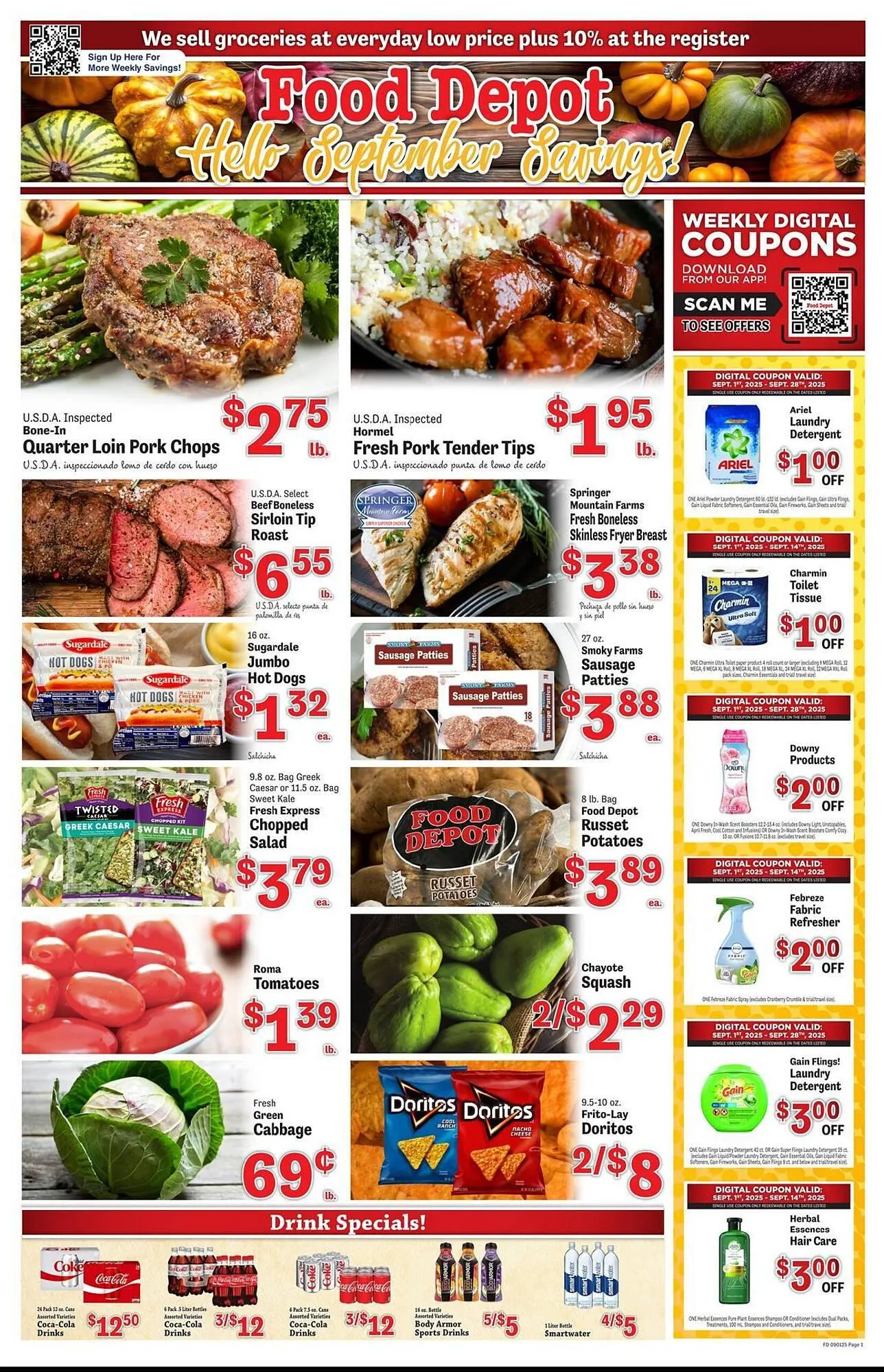 Weekly ad Food Depot weekly ad from September 1 to September 7 2025 - Page 1