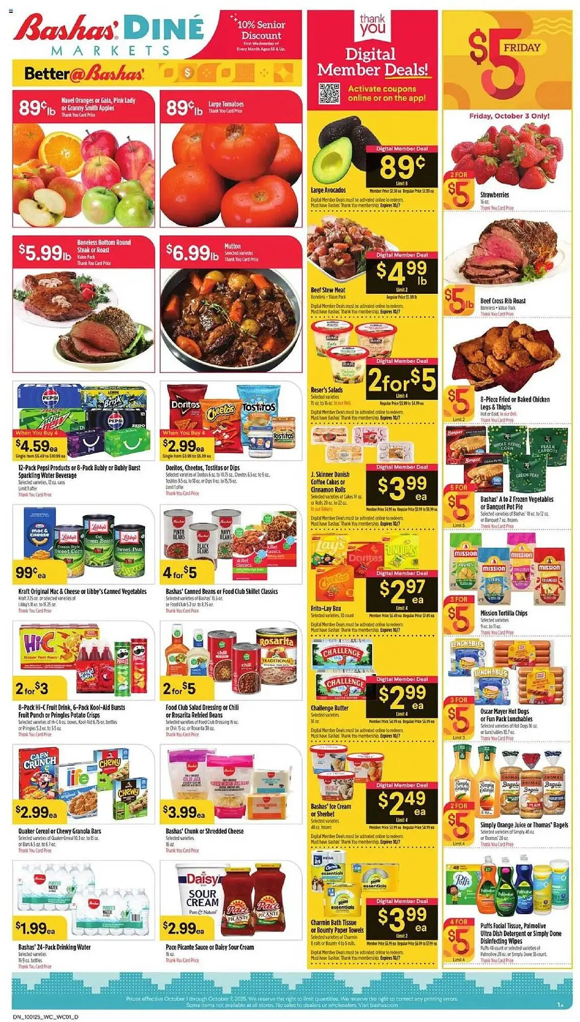 Weekly ad Bashas' weekly ad from October 1 to October 7 2025 - Page 1