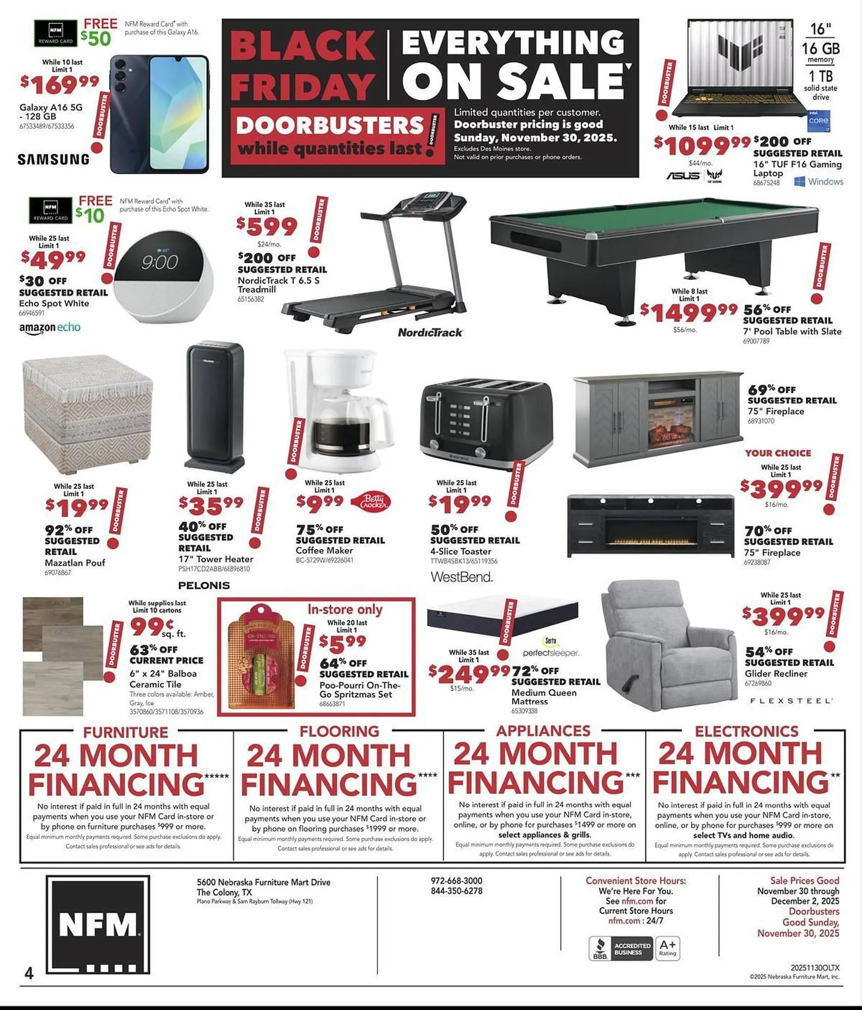 Weekly ad Nebraska Furniture Mart weekly ad from November 30 to December 2 2025 - Page 4