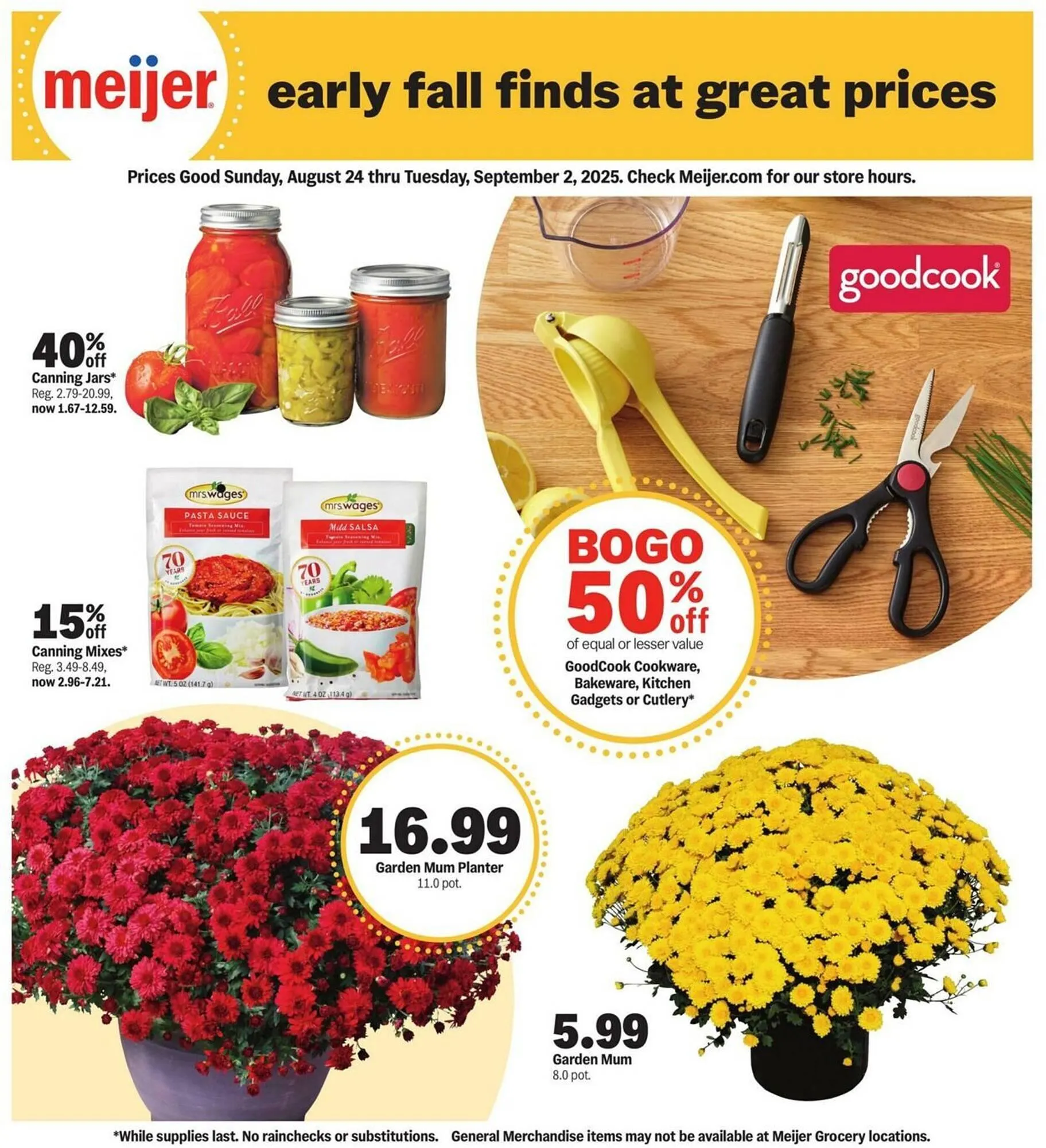 Meijer Weekly Ad - 1