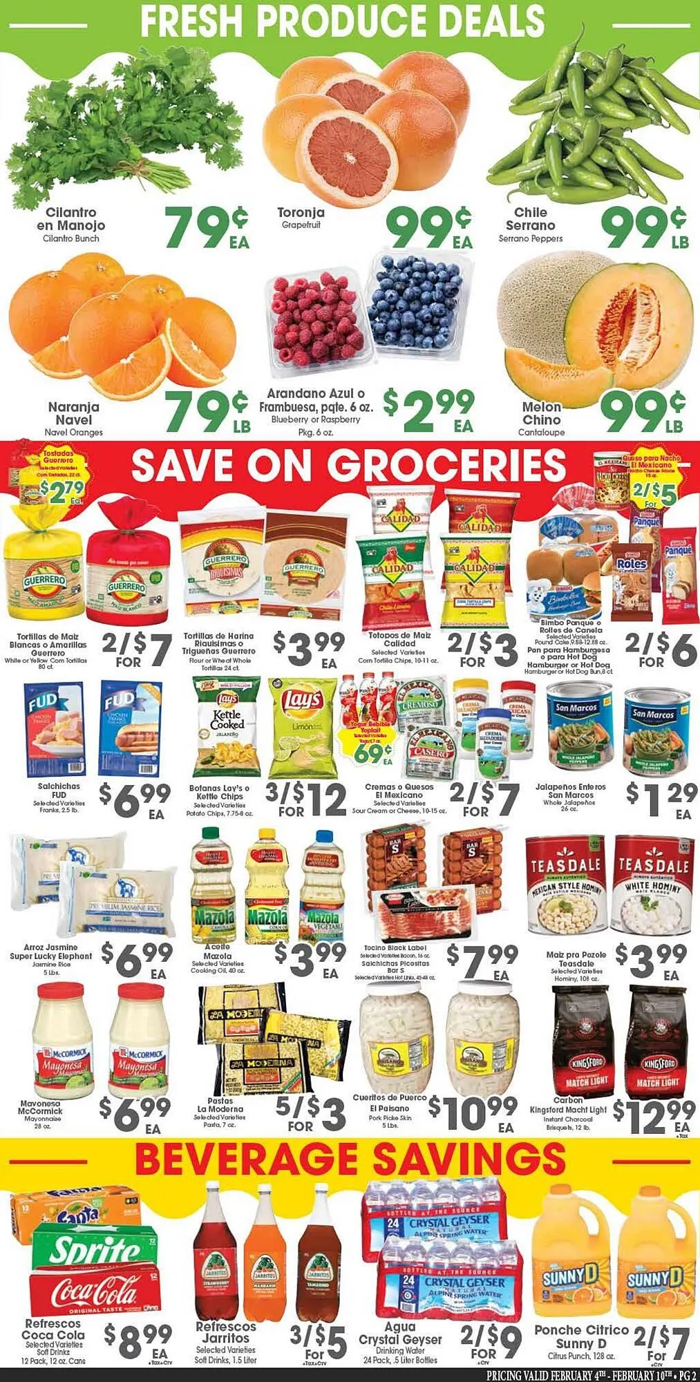 Weekly ad Arteagas Food Center weekly ad from February 4 to February 10 2026 - Page 2