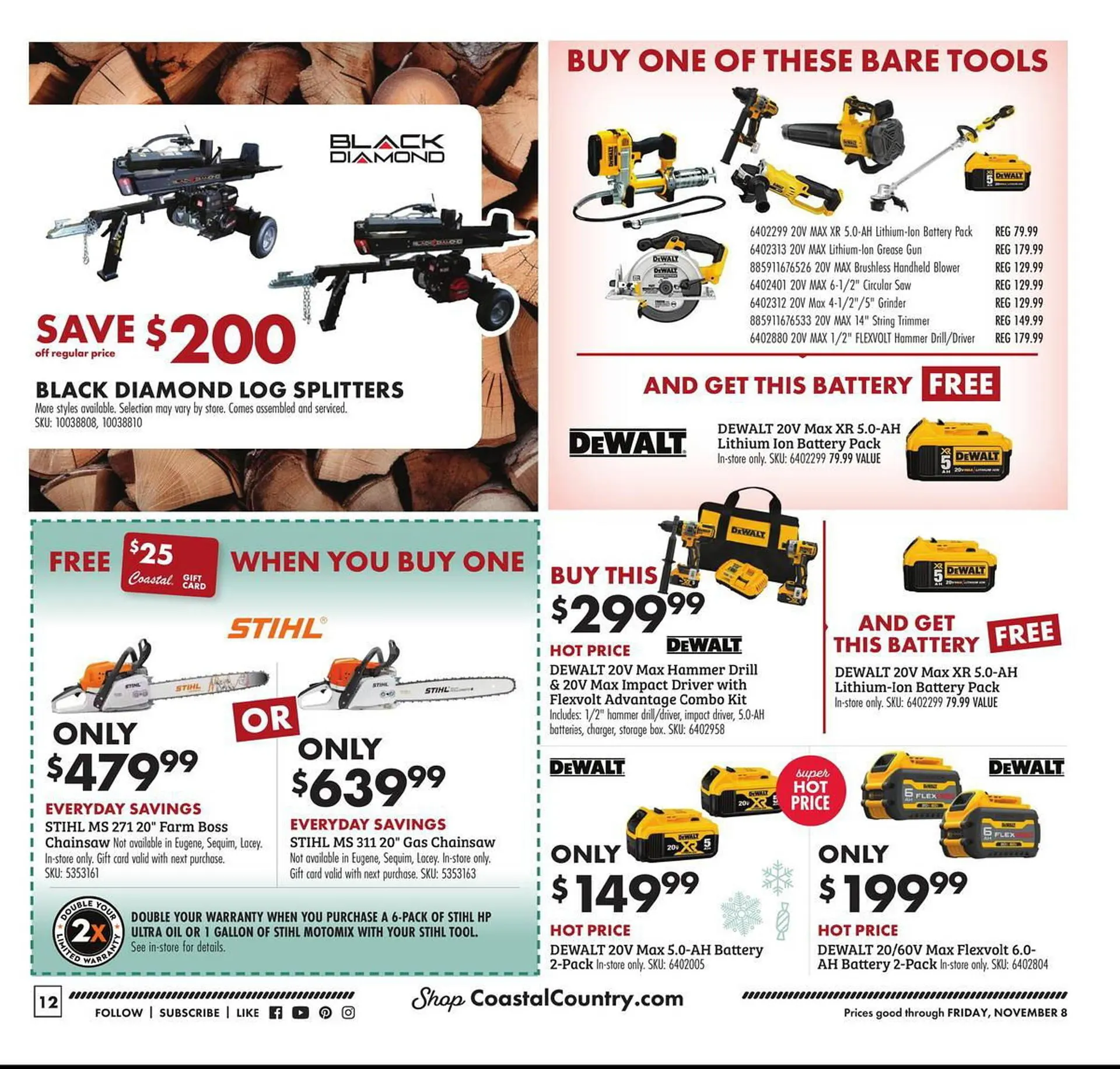 Weekly ad Coastal Farm & Ranch Weekly Ad from October 30 to November 8 2024 - Page 12