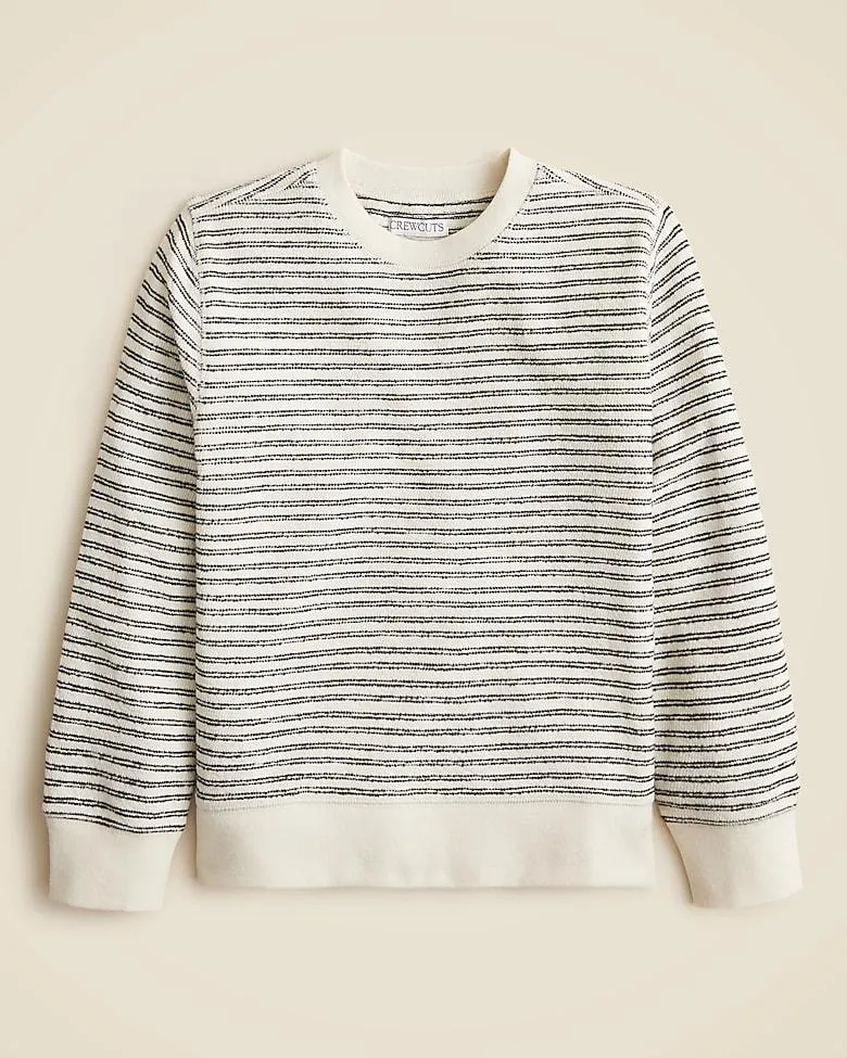 Boys' long-sleeve sweater T-shirt in stripe