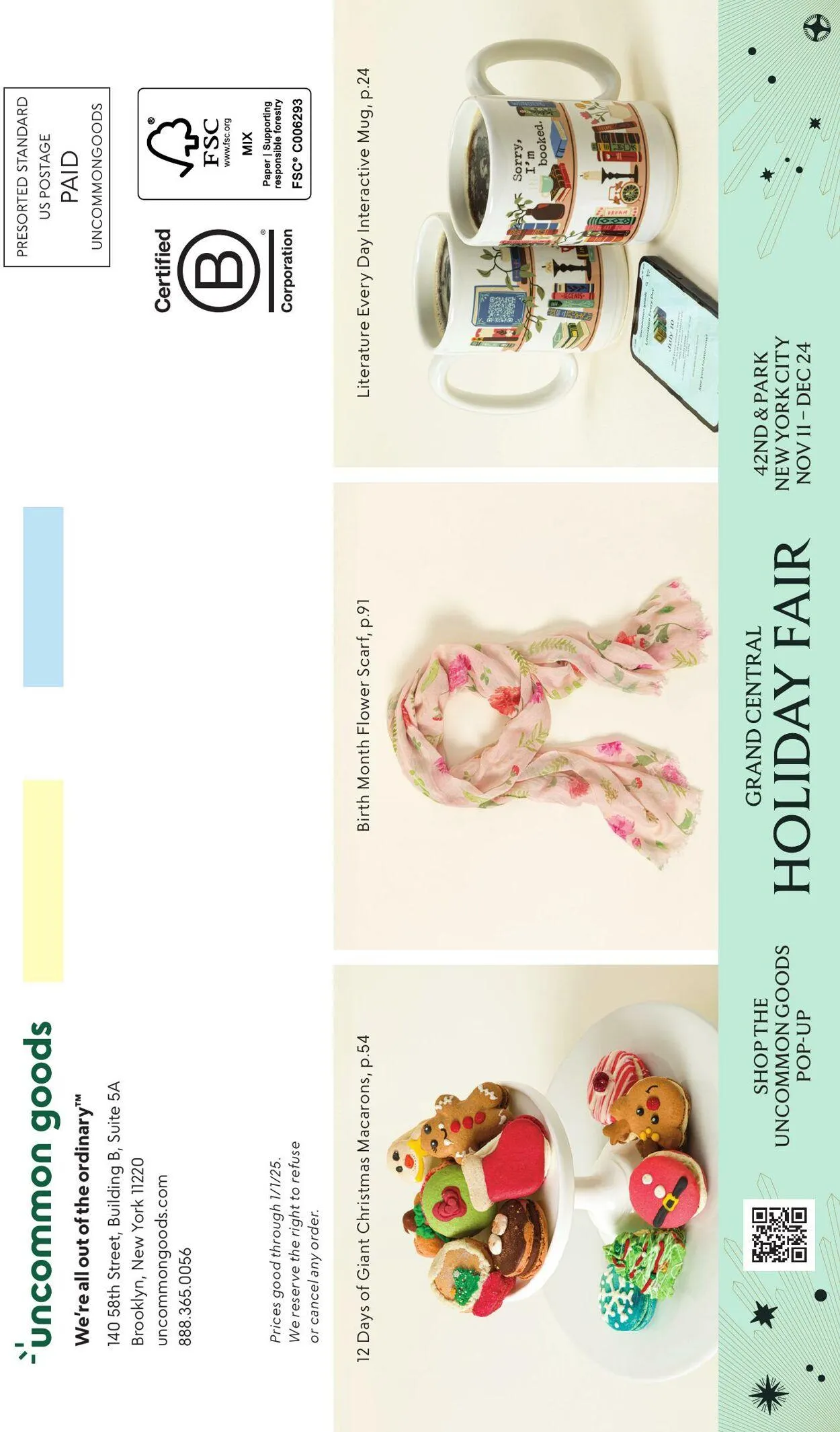 Weekly ad Uncommon Goods - Christmas 2024 from November 12 to December 24 2024 - Page 51