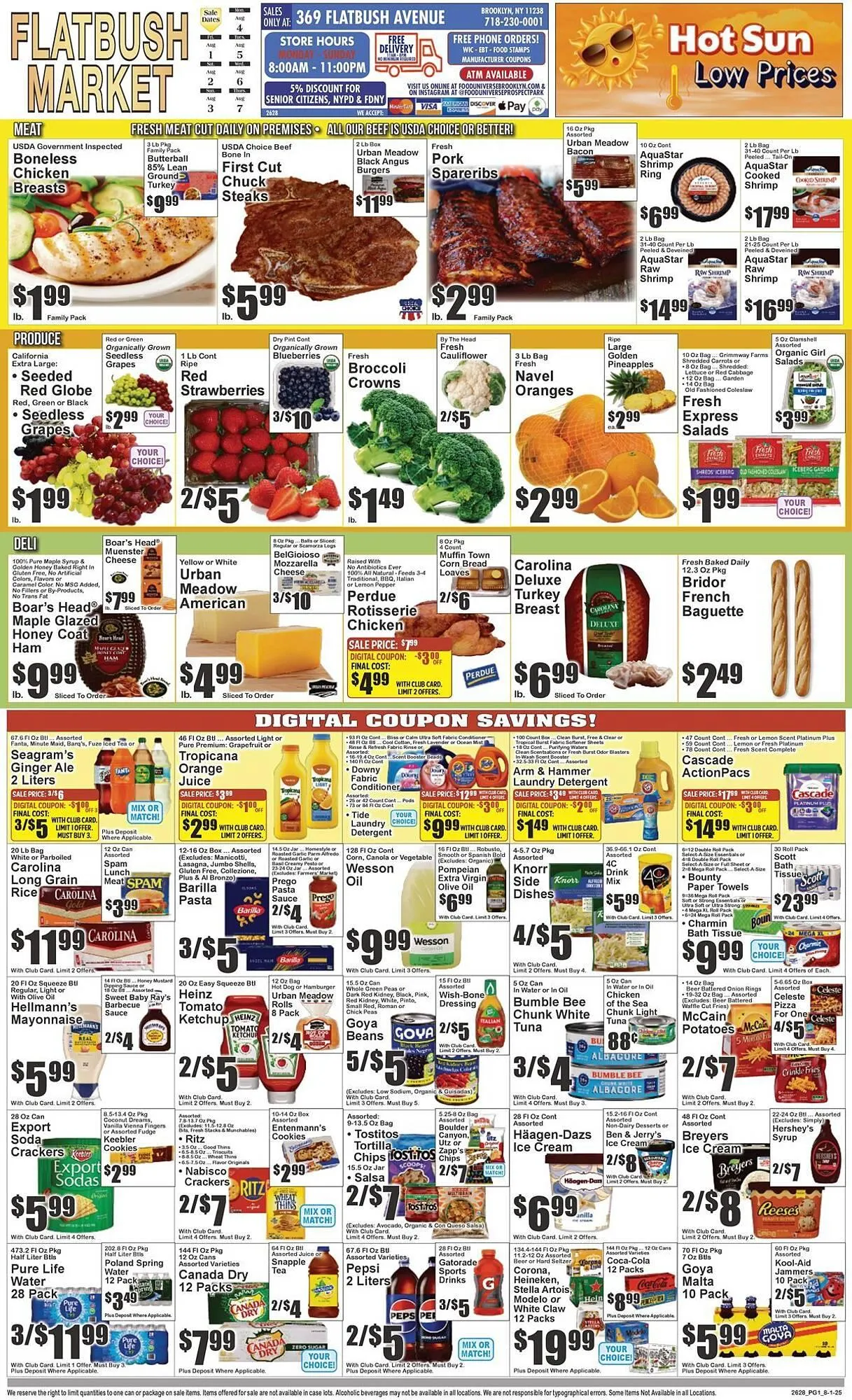 Weekly ad Food Universe Weekly Ad from August 1 to August 7 2025 - Page 1