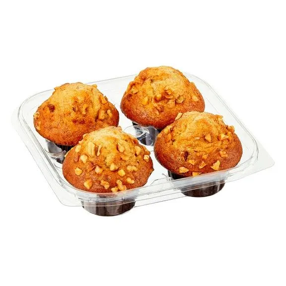 Marketside Banana Nut Muffins, 14 oz, 4 Count
