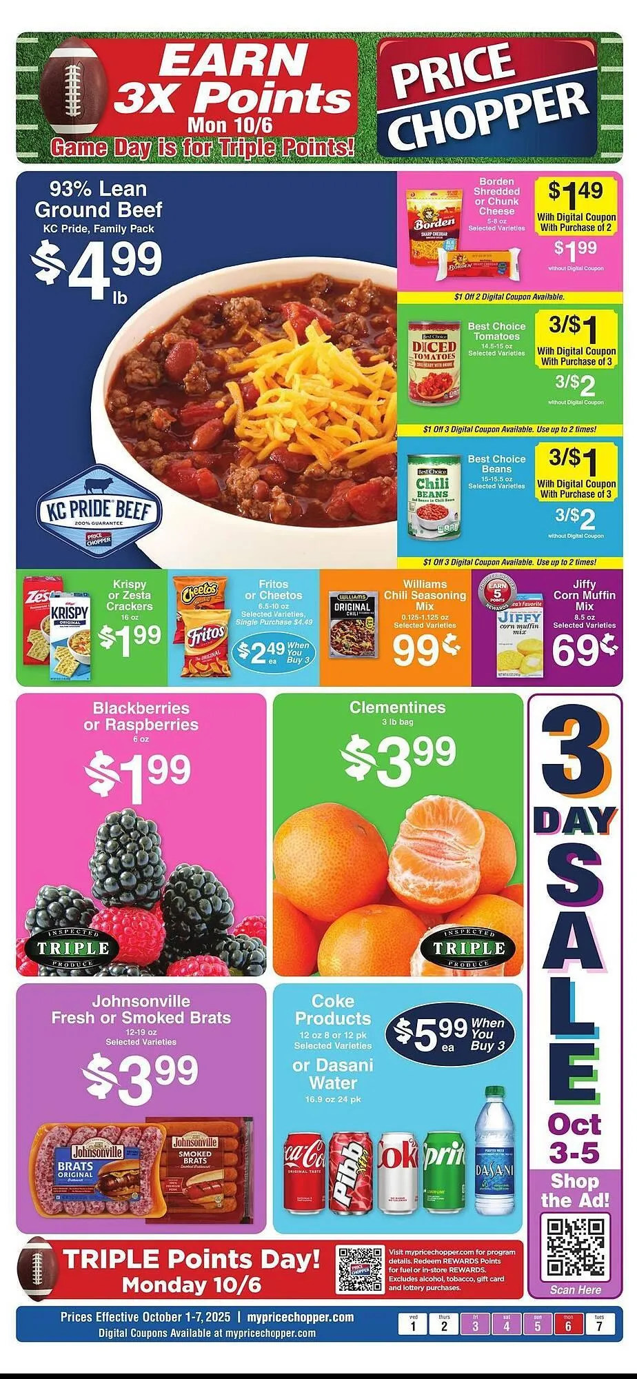 Weekly ad Price Chopper weekly ad from October 1 to October 7 2025 - Page 1