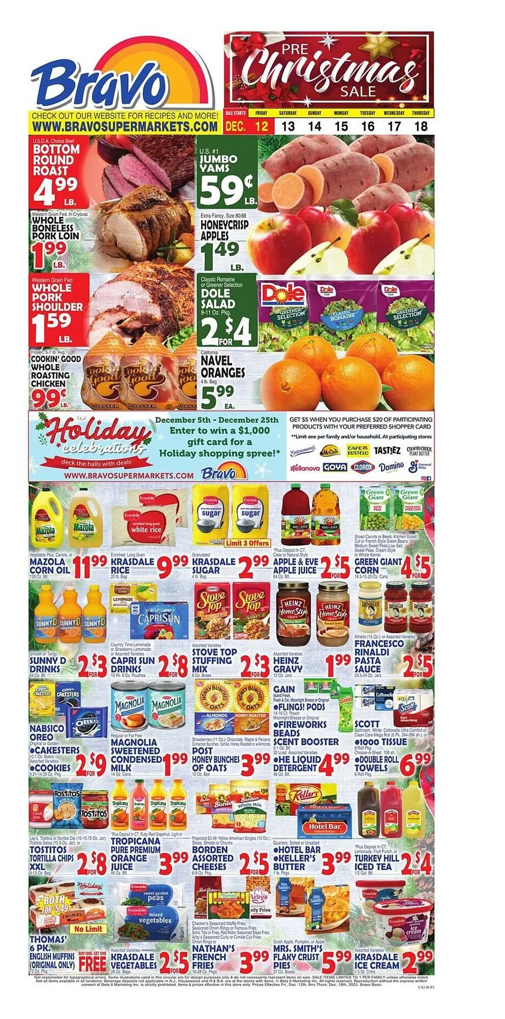 Bravo Supermarkets weekly ad - 1