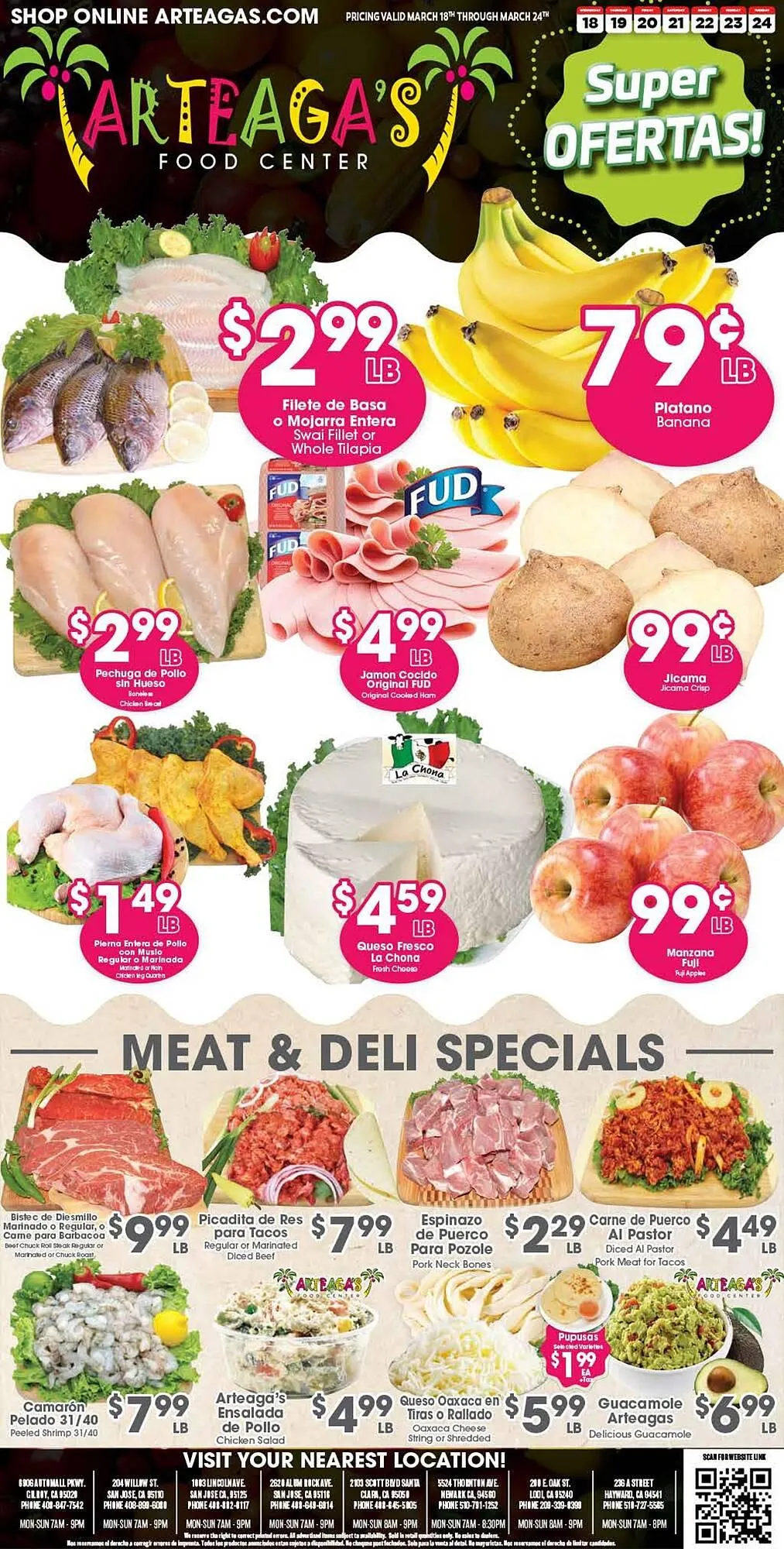 Weekly ad Arteagas Food Center weekly ad from March 18 to March 24 2026 - Page 1