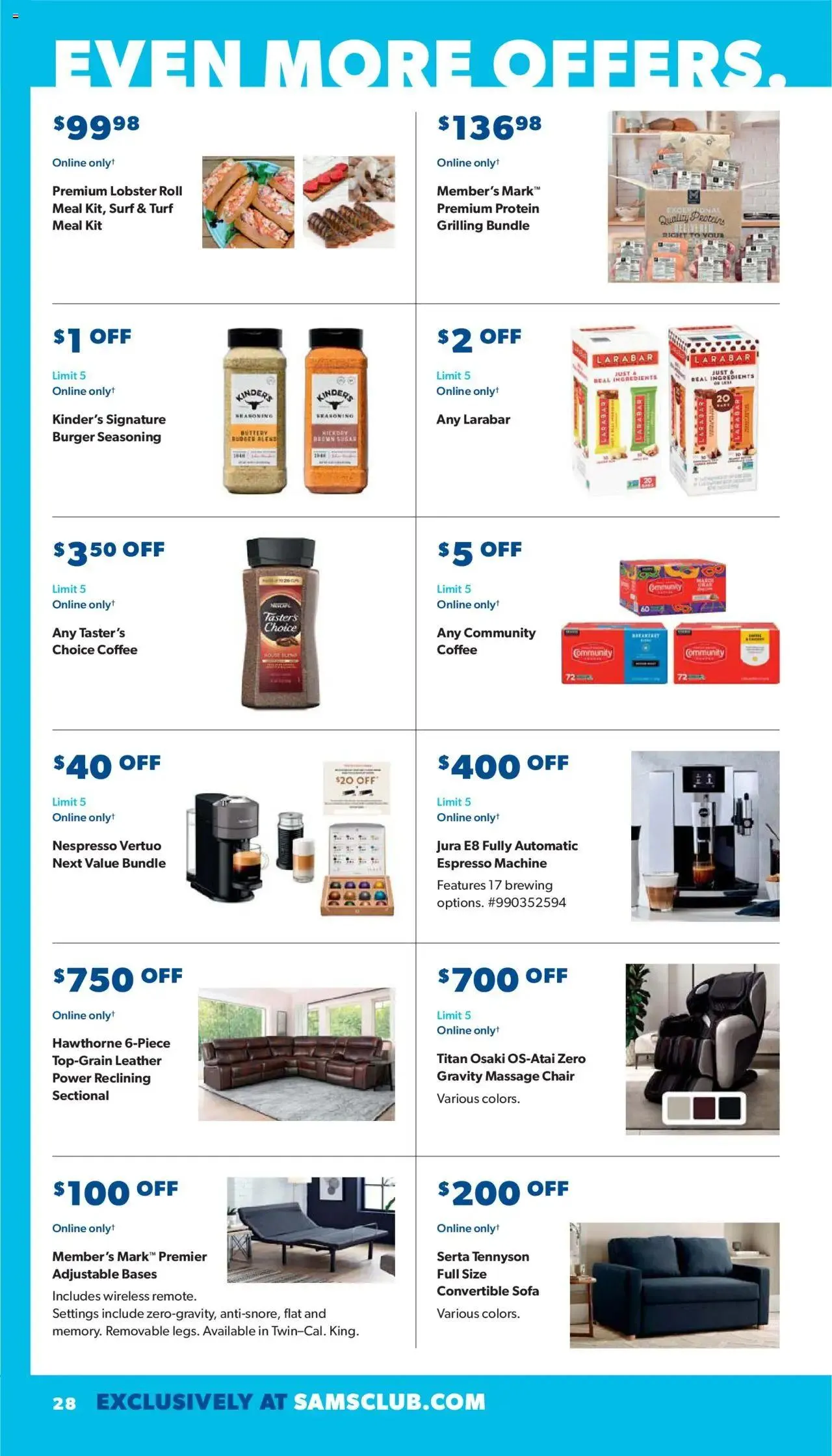 Weekly ad Sam's Club Savings Book May 2025 from April 30 to June 1 2025 - Page 28