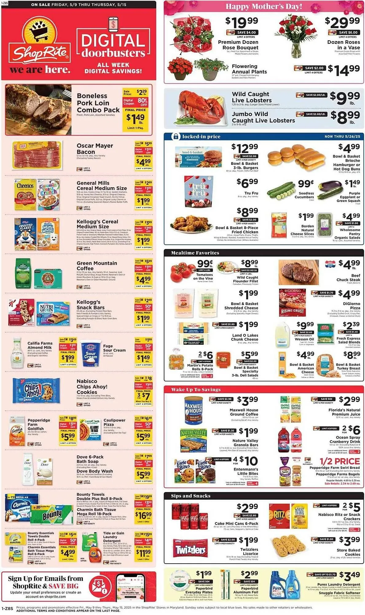 Weekly ad ShopRite Weekly Ad from May 9 to May 15 2025 - Page 1