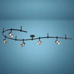 Lithonia Lighting® Square Head Chrome 3-Light Integrated LED Track Light Set