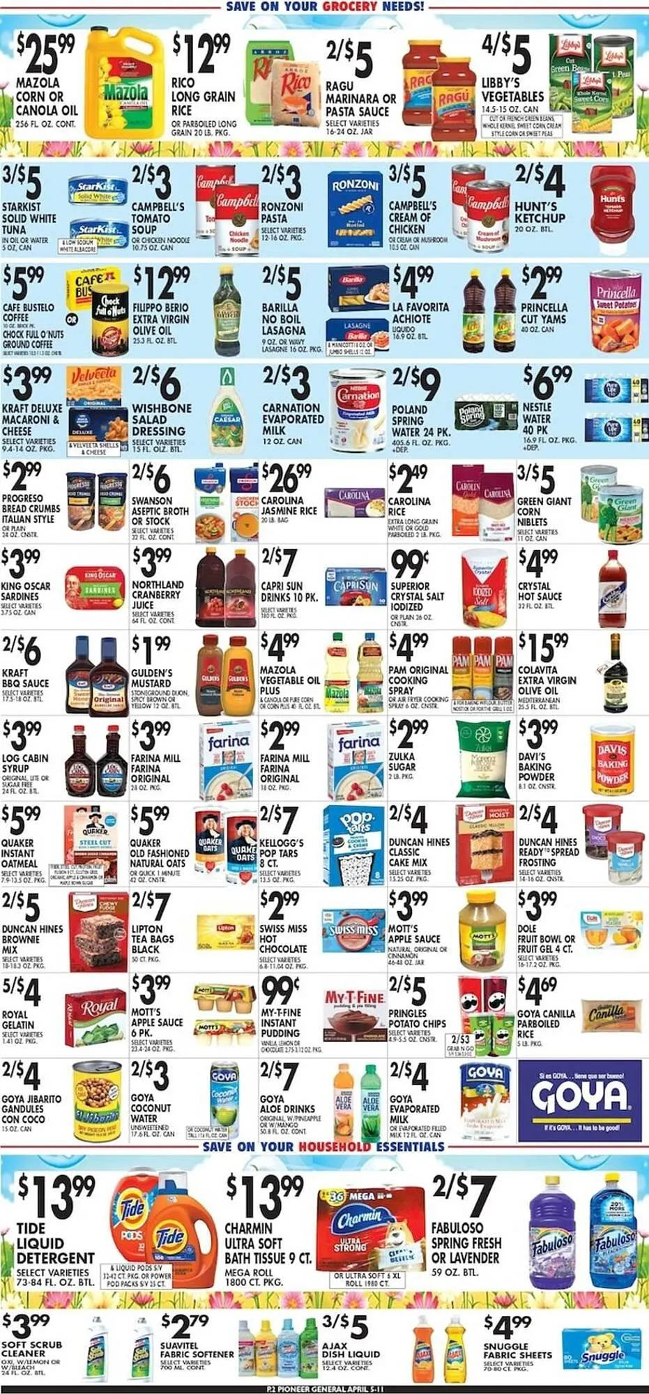 Weekly promotion Pioneer Supermarkets weekly ad spanning from April 3 to April 16 2026 - Page 2 for Catalogue 365