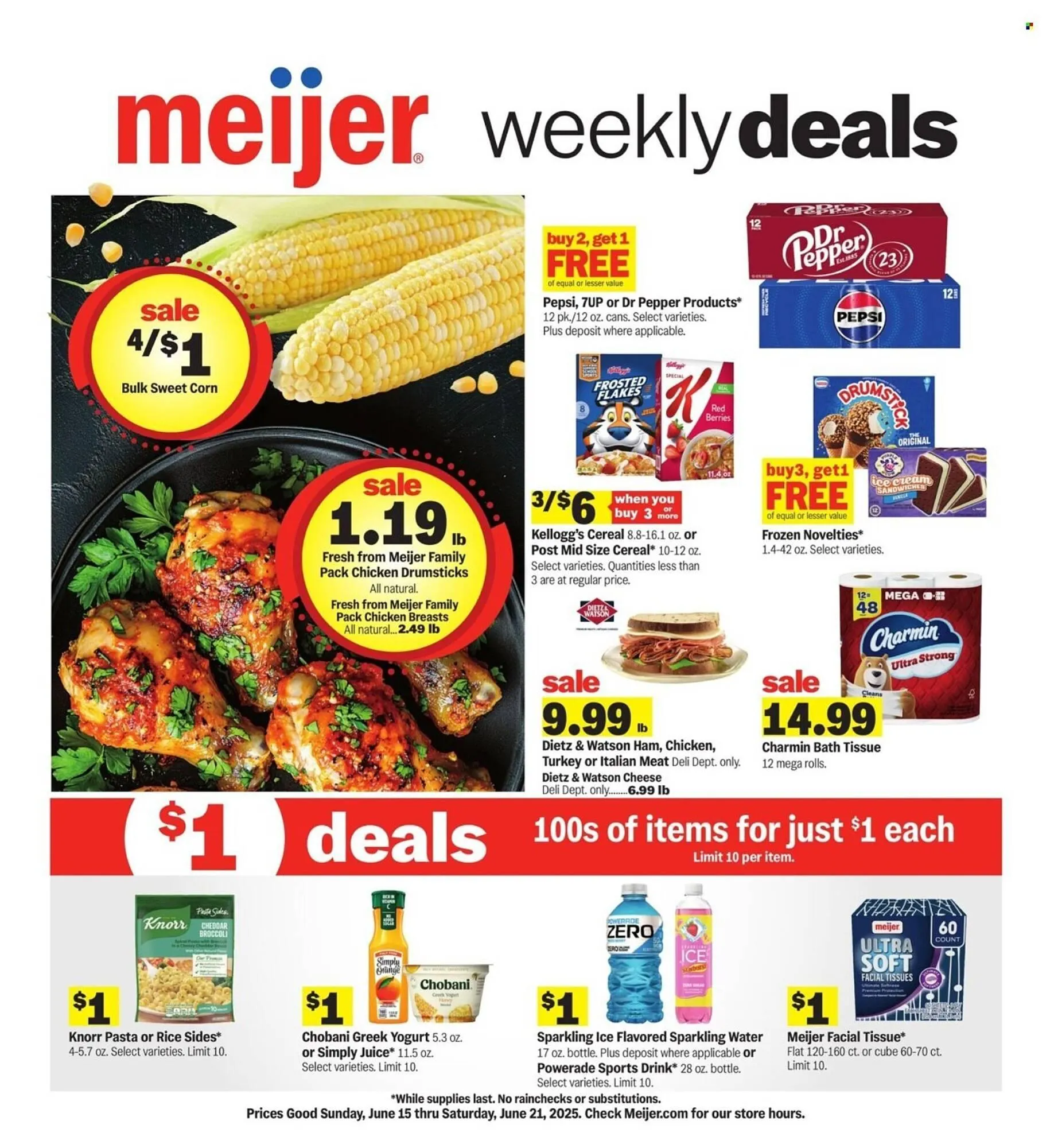 Weekly ad Meijer Weekly Ad from June 15 to June 21 2025 - Page 1