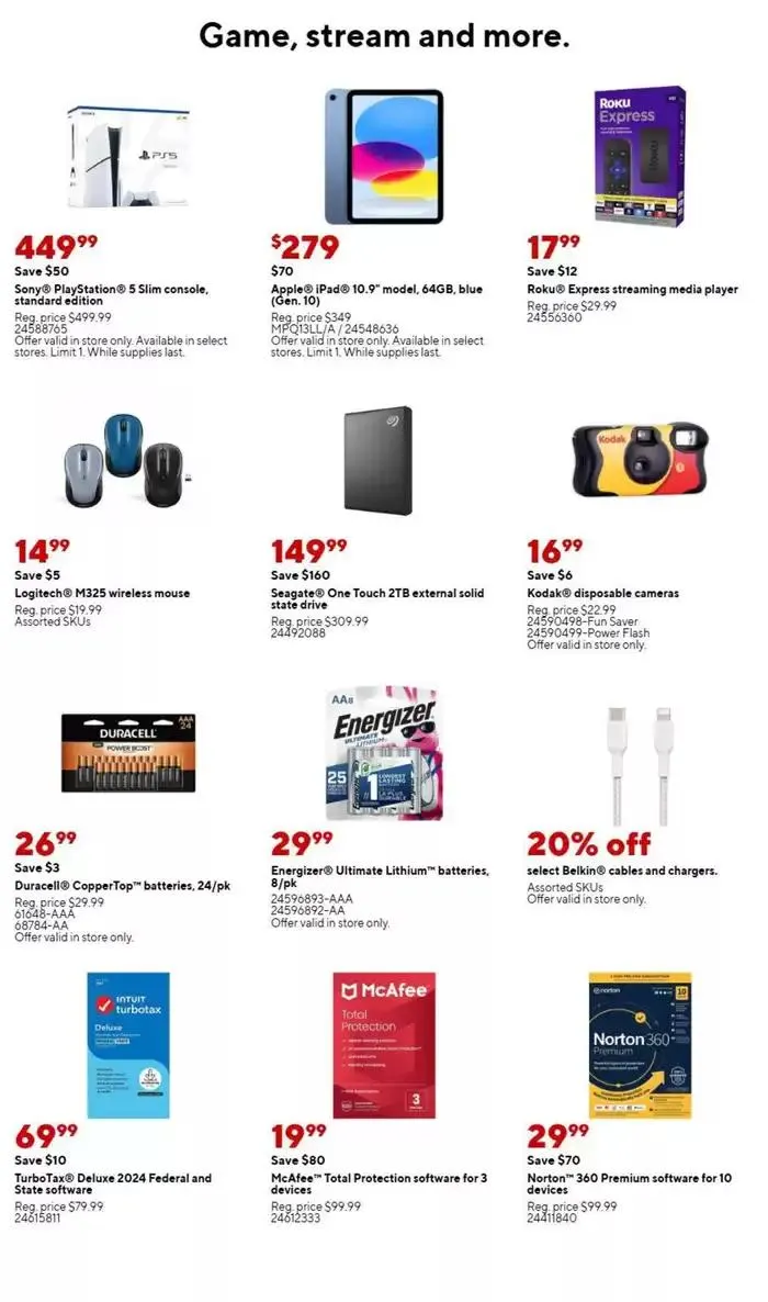 Weekly ad Staples flyer from March 26 to April 1 2025 - Page 5