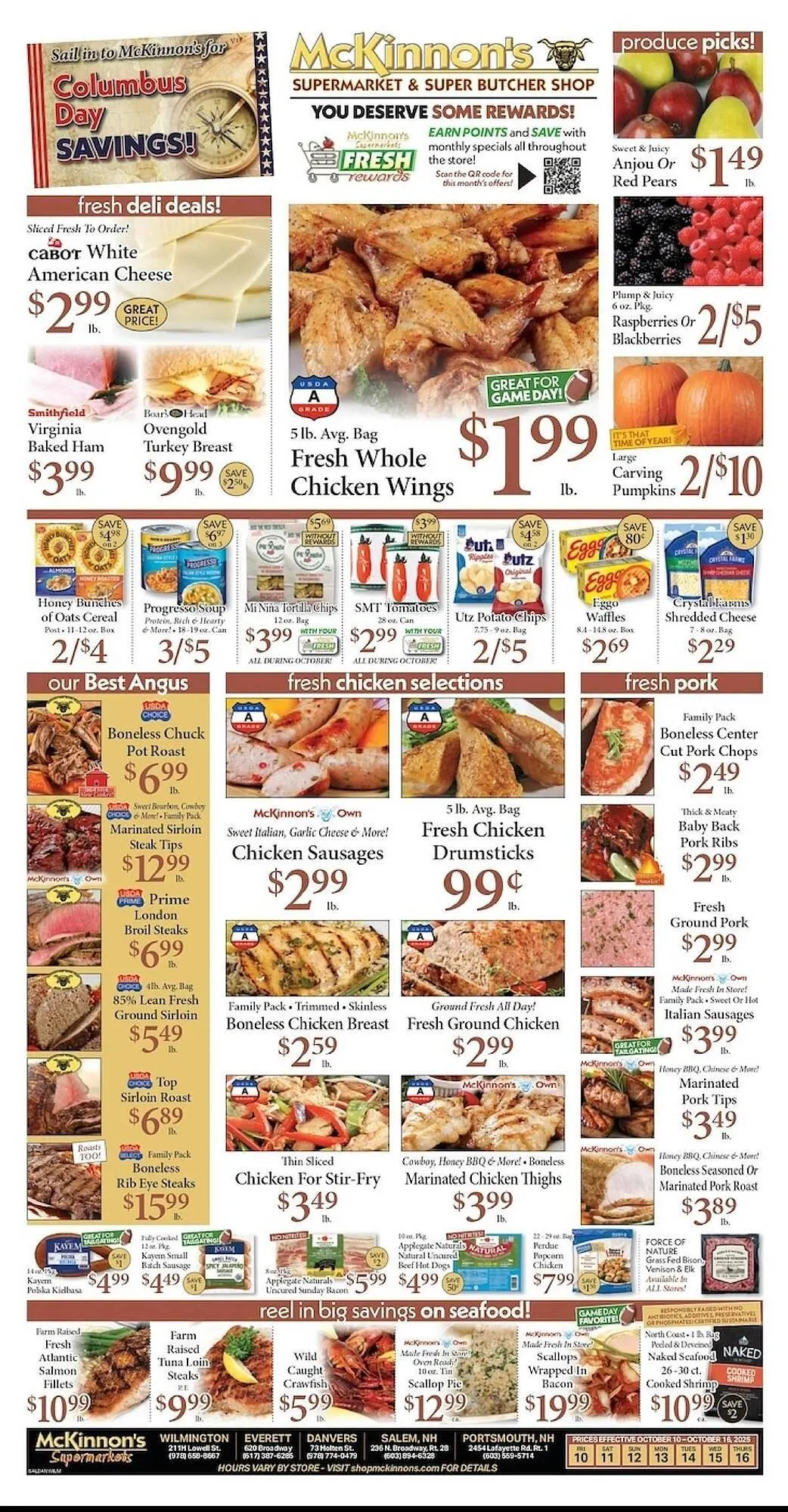 Weekly ad McKinnon's Supermarkets weekly ad from October 10 to October 16 2025 - Page 1