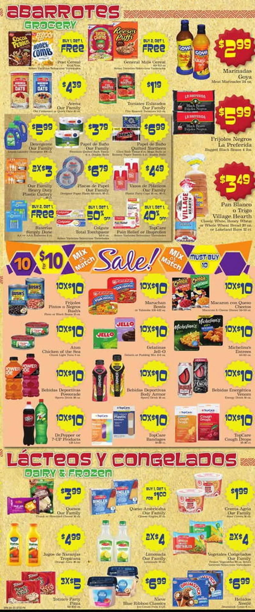 Catálogo de Supermercado Nuestra Familia Weekly Ad 20 de abril al 26 de abril 2025 - Página 4