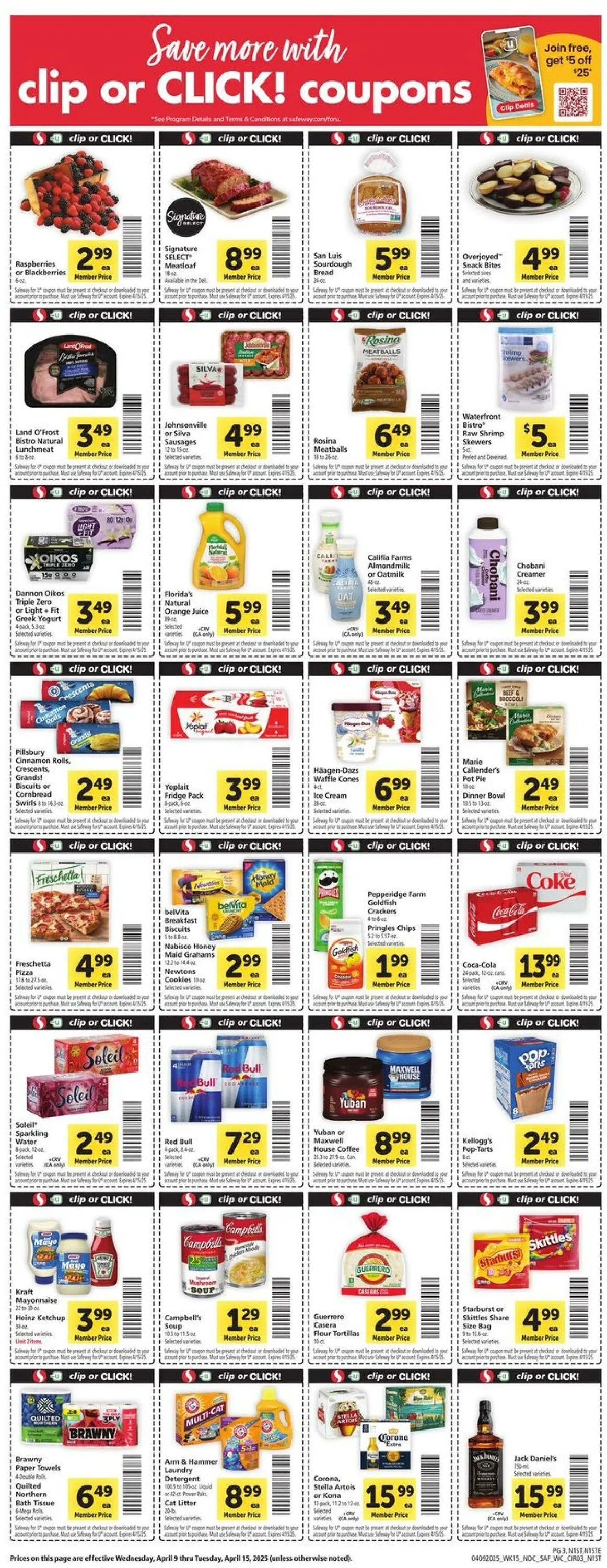 Catálogo de Safeway Current weekly ad 9 de abril al 15 de abril 2025 - Página 3