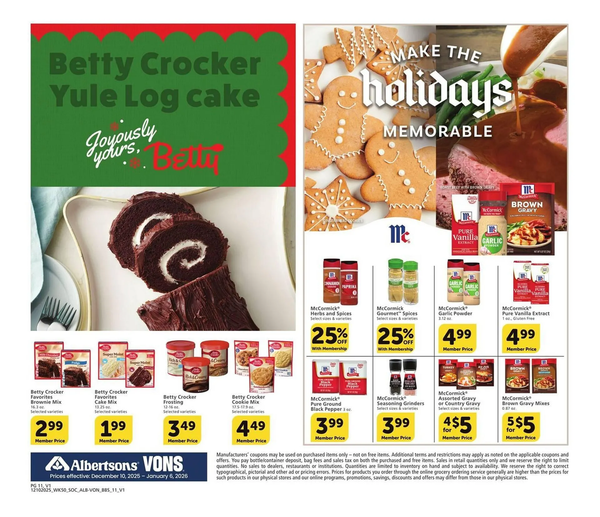 Weekly ad Albertsons weekly ad from December 10 to January 6 2026 - Page 11
