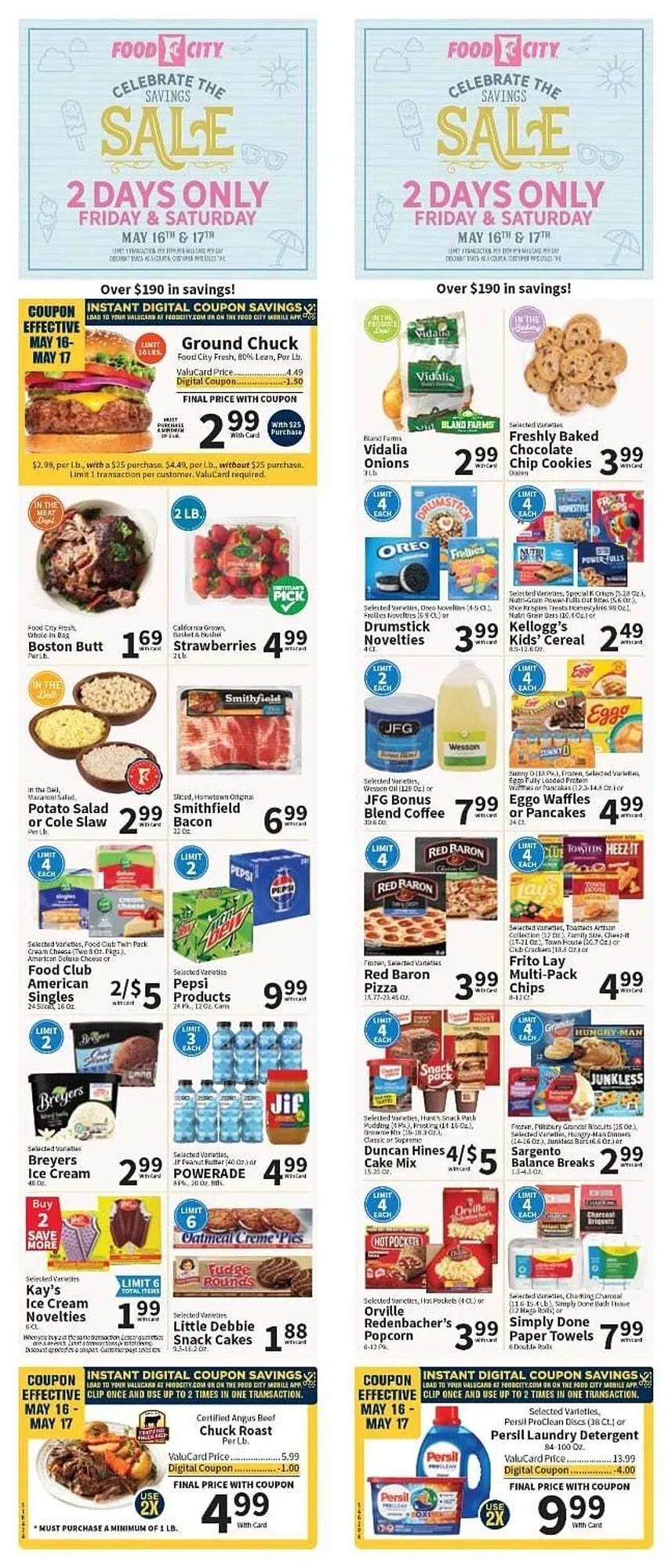 Weekly ad Food City Weekly Ad from May 16 to May 17 2025 - Page 1