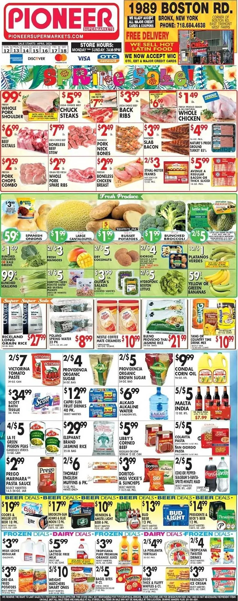 Weekly ad Pioneer Supermarkets weekly ad from April 12 to April 18 2026 - Page 1
