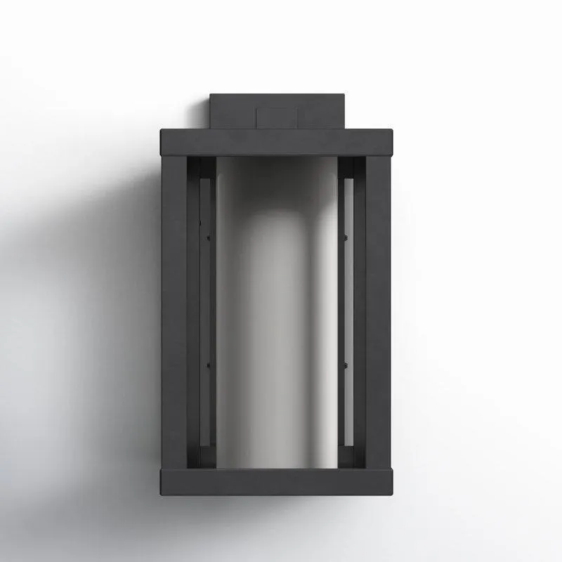 Single Light Outdoor Steel Wall Light