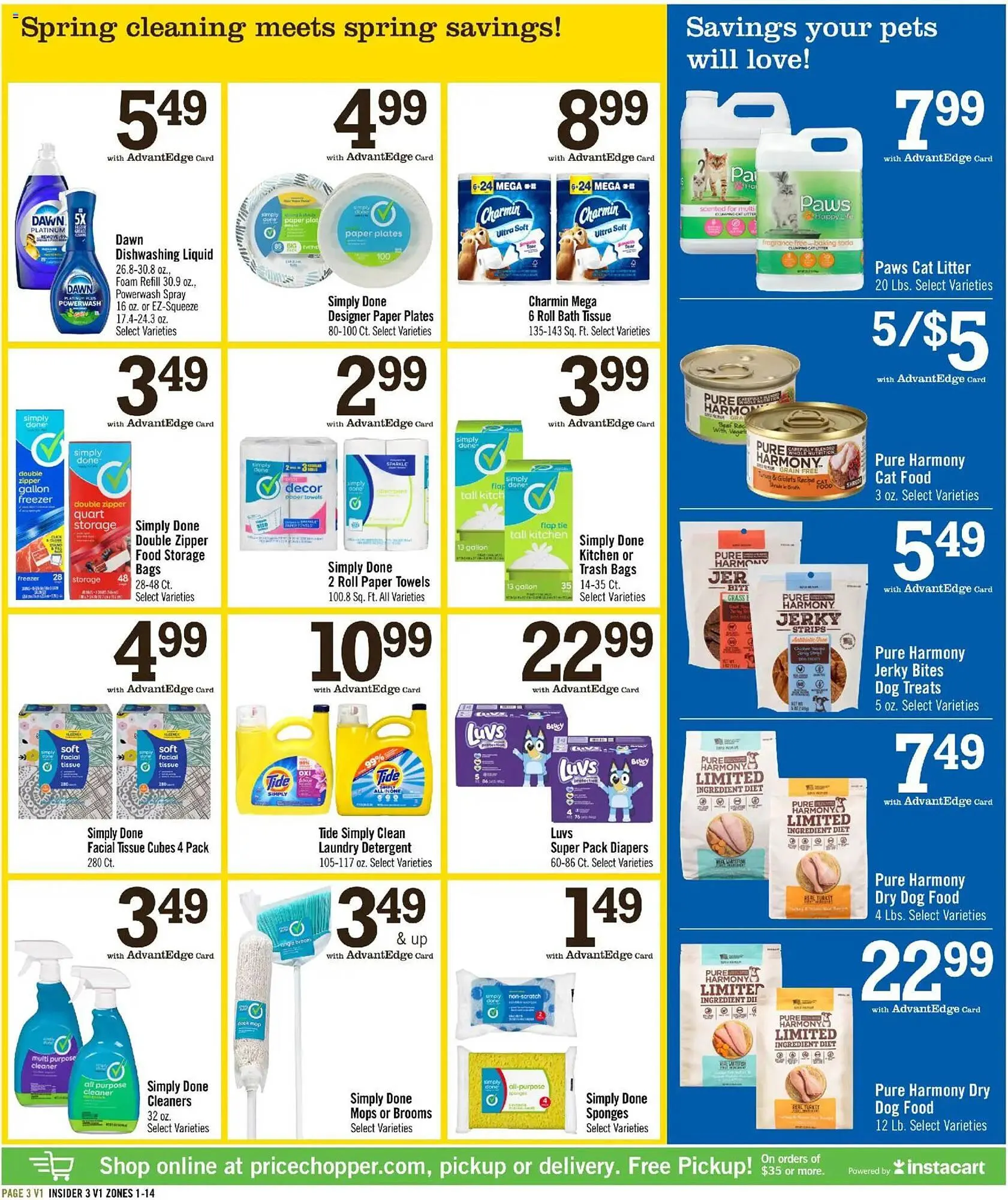 Weekly promotion Price Chopper weekly ad spanning from March 29 to May 2 2026 - Page 3 for Catalogue 365