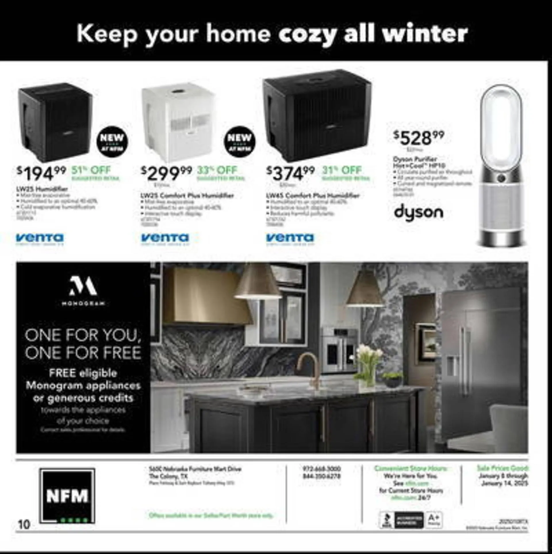 Weekly ad Nebraska Furniture Mart Weekly Ad from January 8 to January 14 2025 - Page 10
