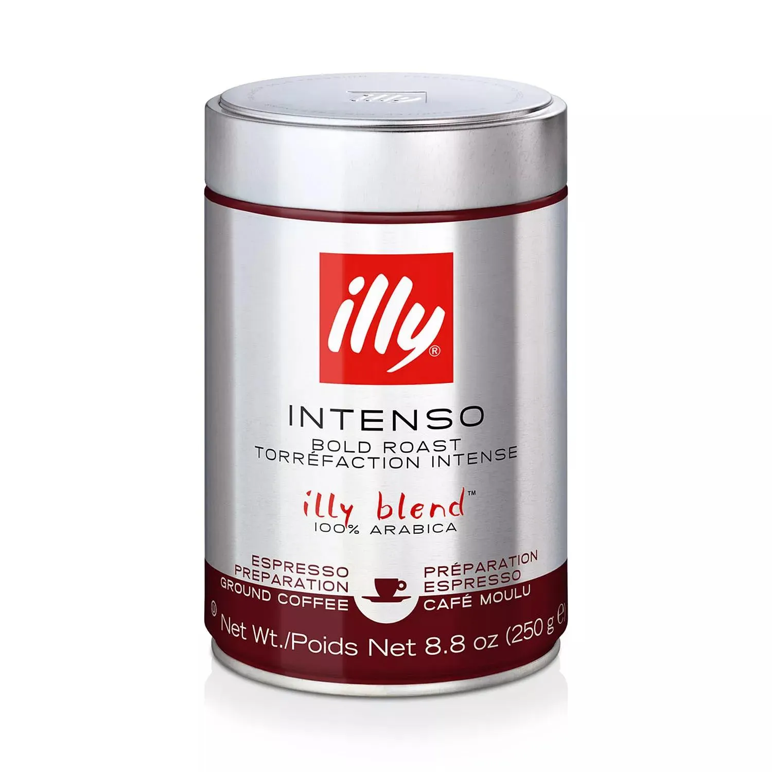 illy Ground Intenso Espresso, Dark Roast