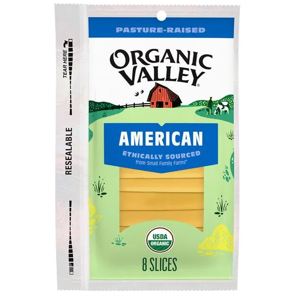 Organic Valley® Organic American Cheese Slices