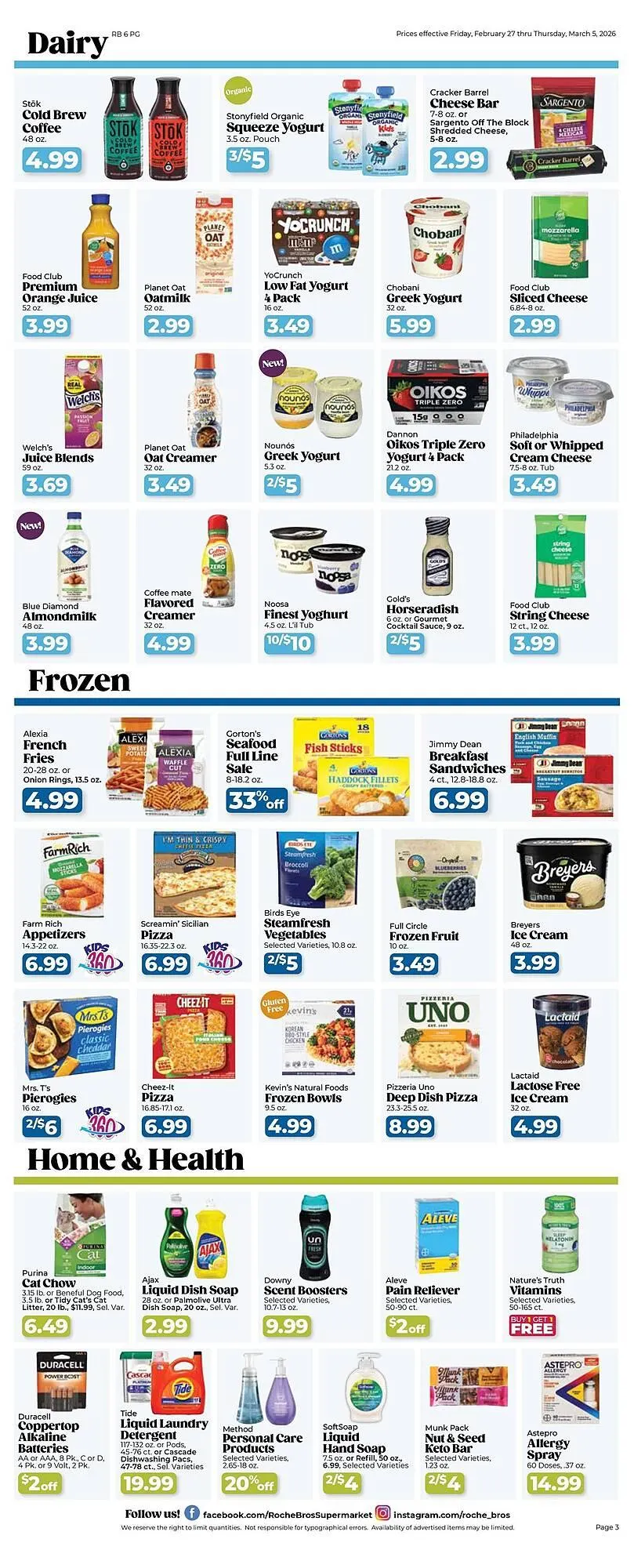 Weekly ad Roche Bros weekly ad from February 27 to March 5 2026 - Page 3