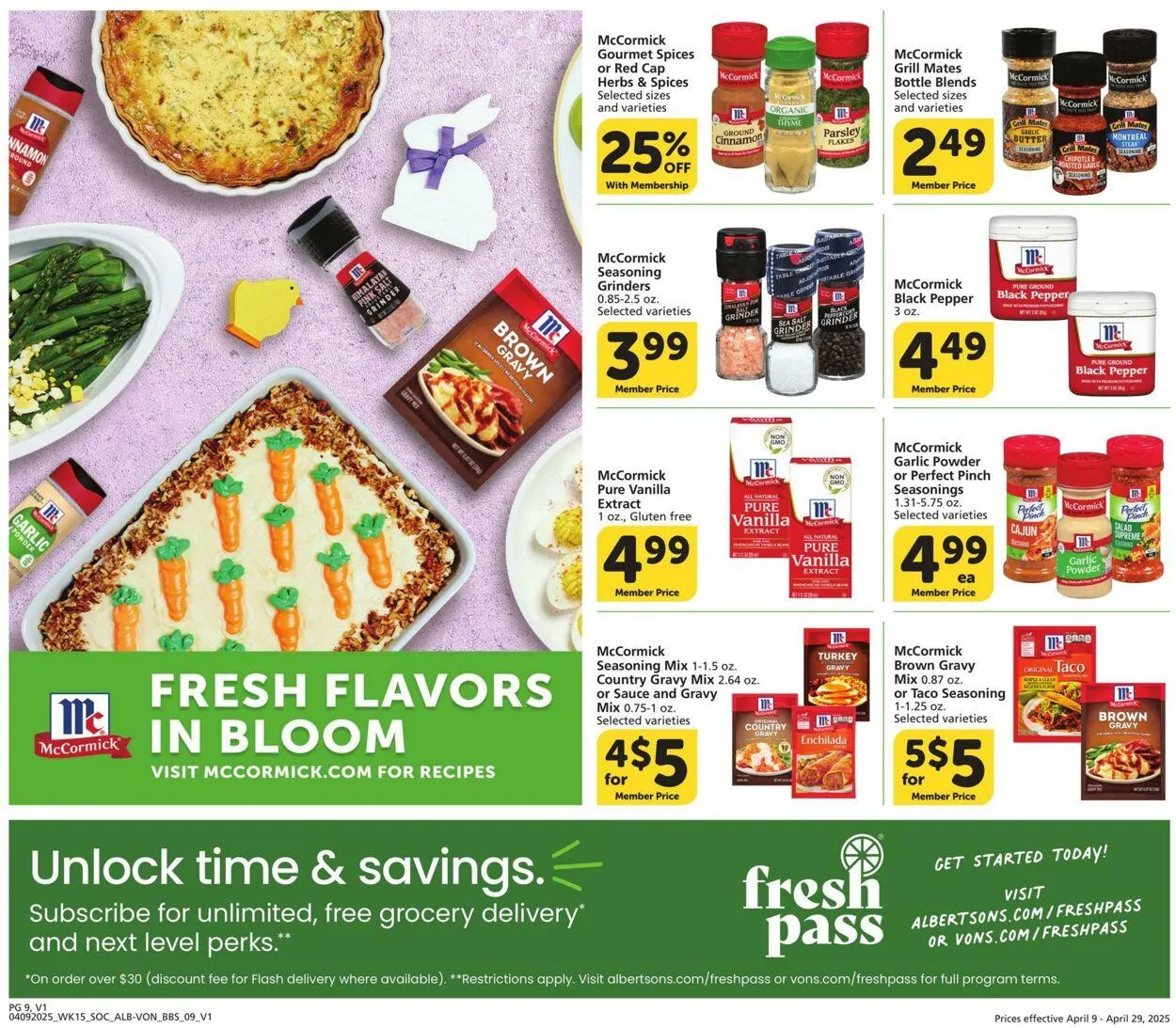 Catálogo de Vons Current weekly ad 9 de abril al 29 de abril 2025 - Página 9