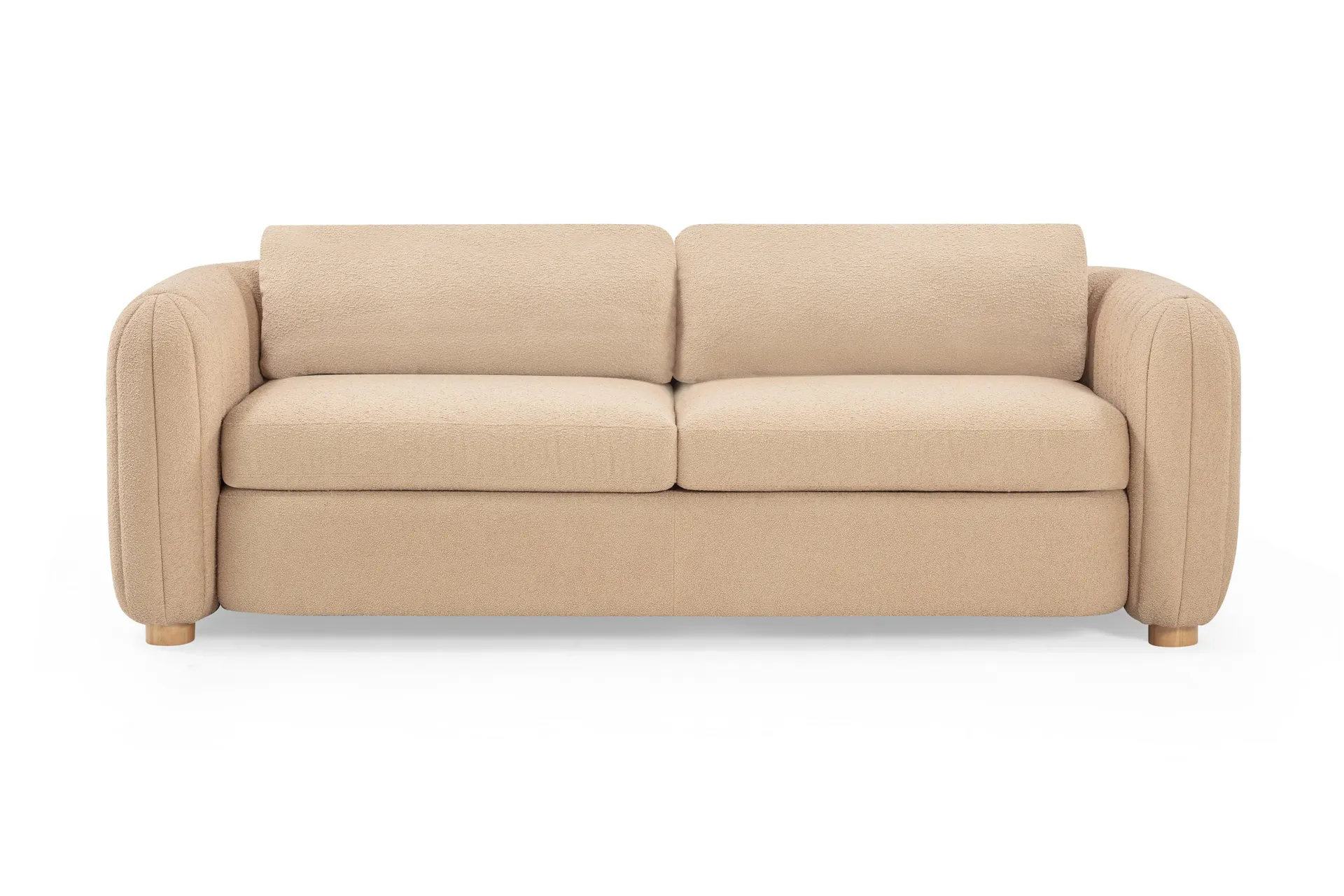 Porto 90" Honey Boucle Sofa