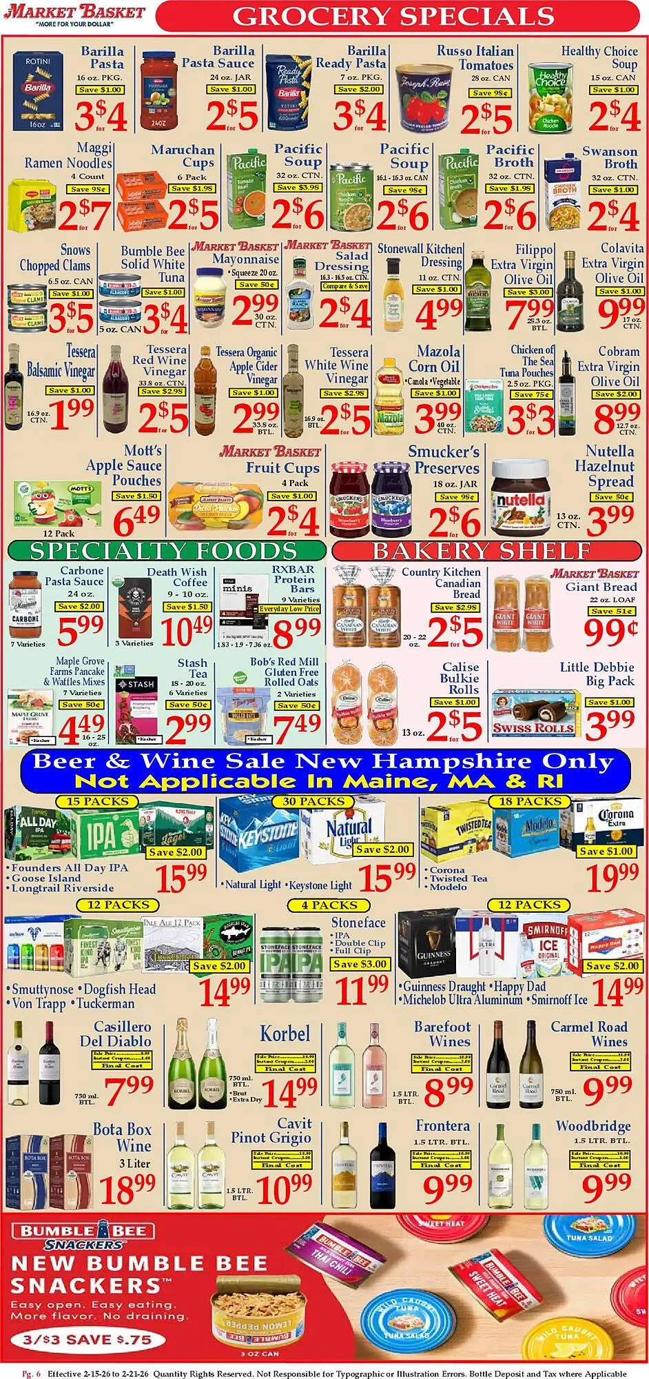 Weekly ad Market Basket weekly ad from February 15 to February 21 2026 - Page 6