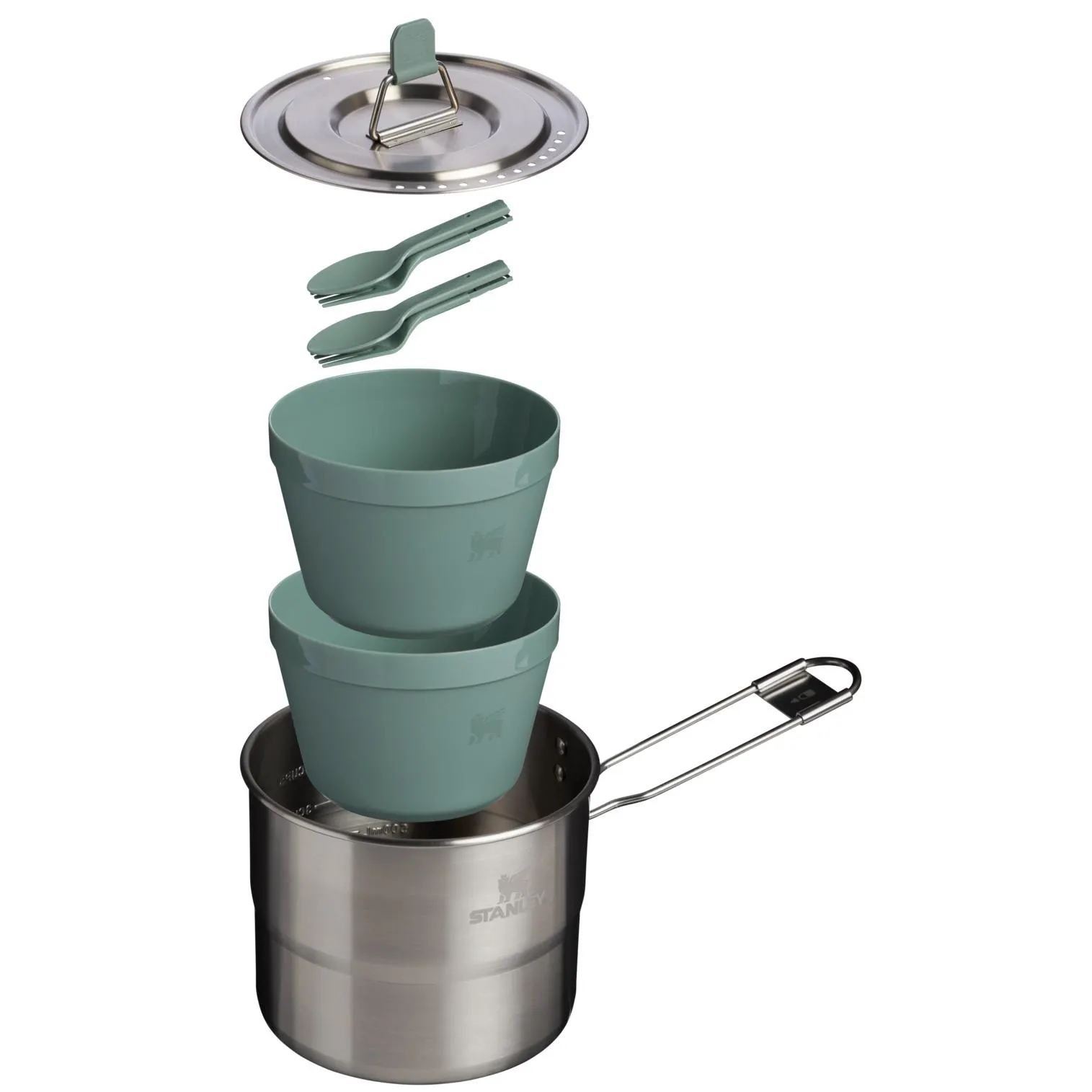 The Wildfare Go Two Bowl Cookset | 8-piece set | 1.25 QT